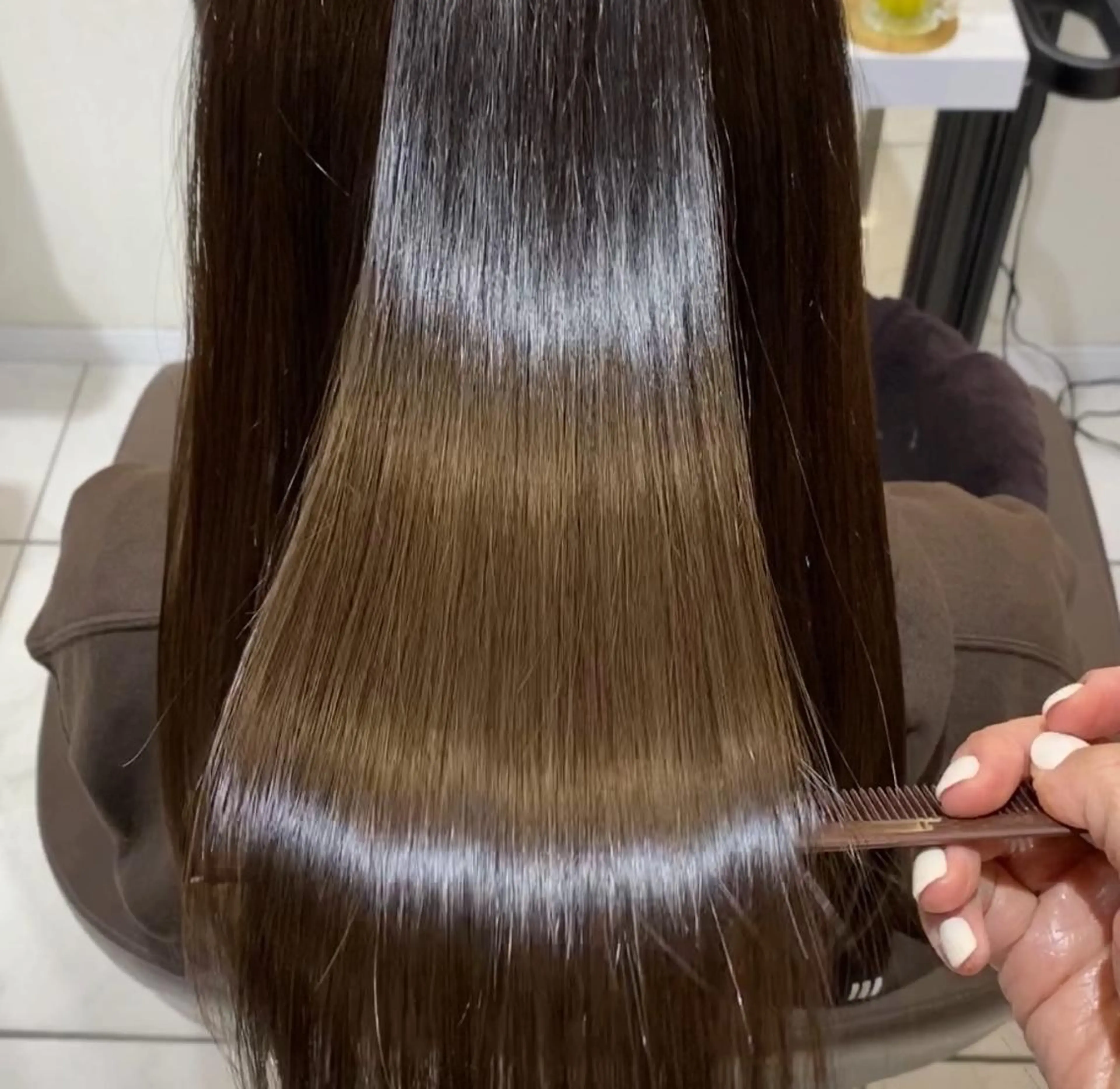 ロング カット トリートメント fiti 横須賀中央店のヘアスタイル