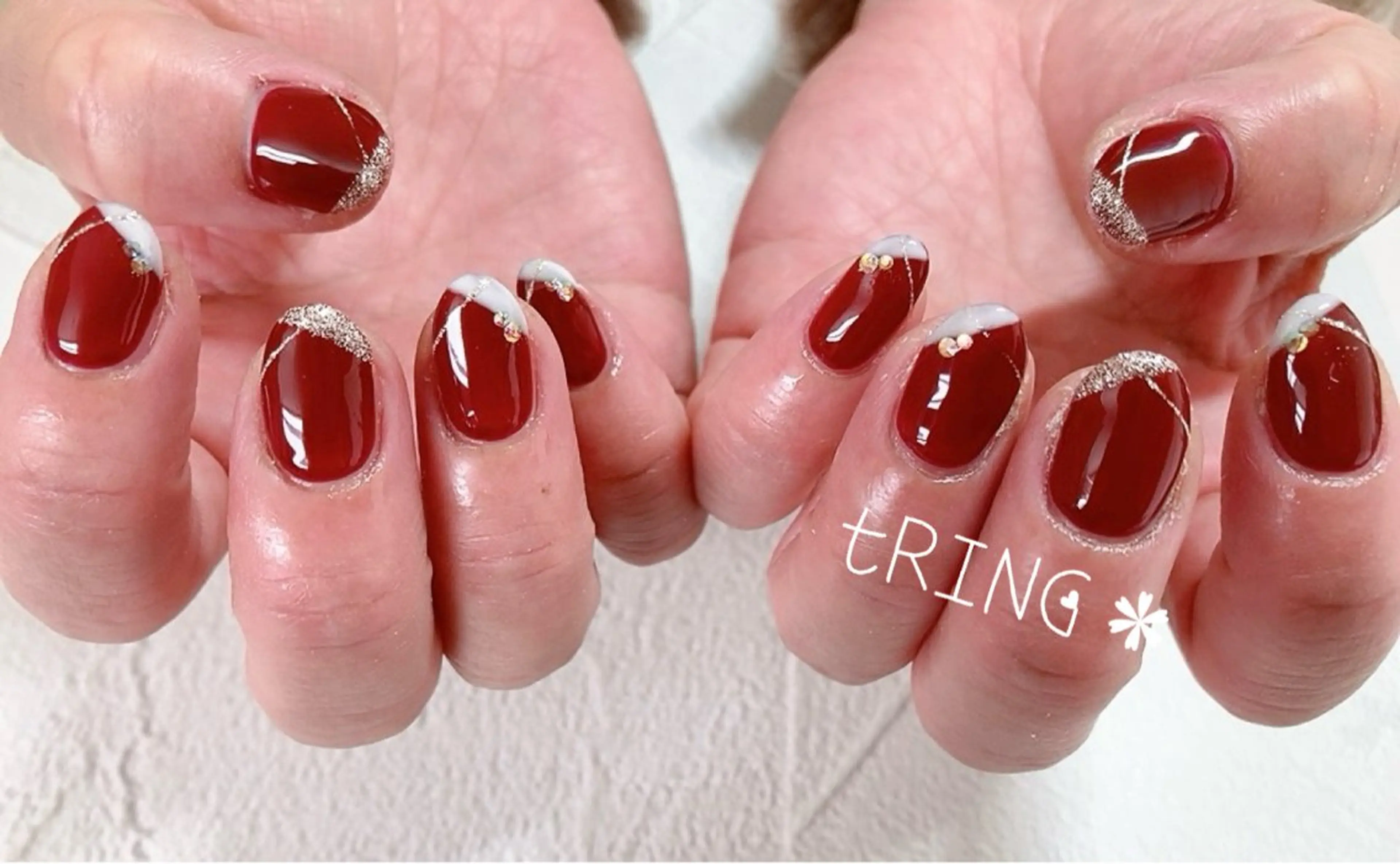 ネイル ハンドネイル tRING＊ しいの木台のネイルデザイン
