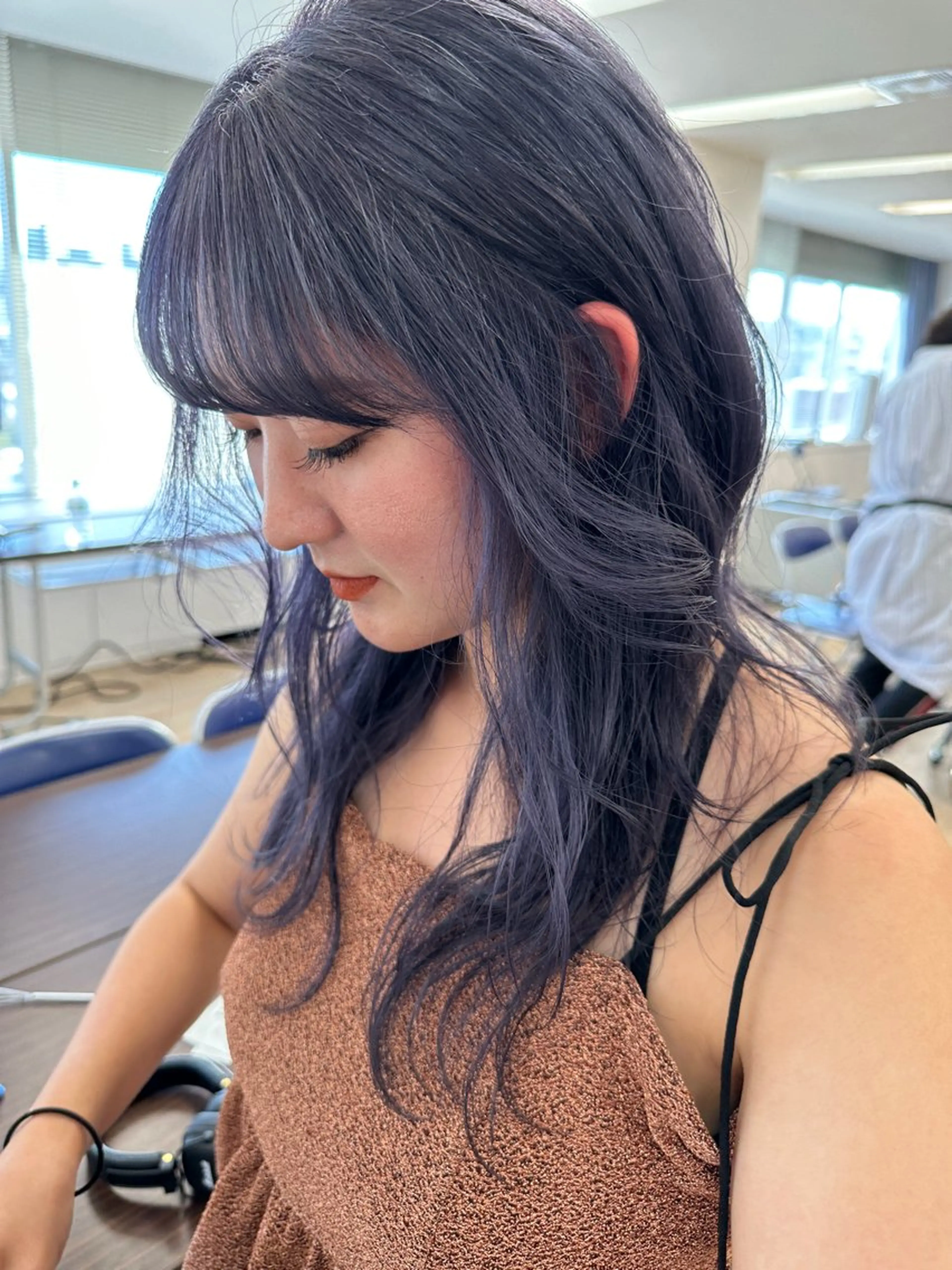 カラー ブルーカラー plaatje 橋本店所属・plaatje🌿 moeのヘアスタイル
