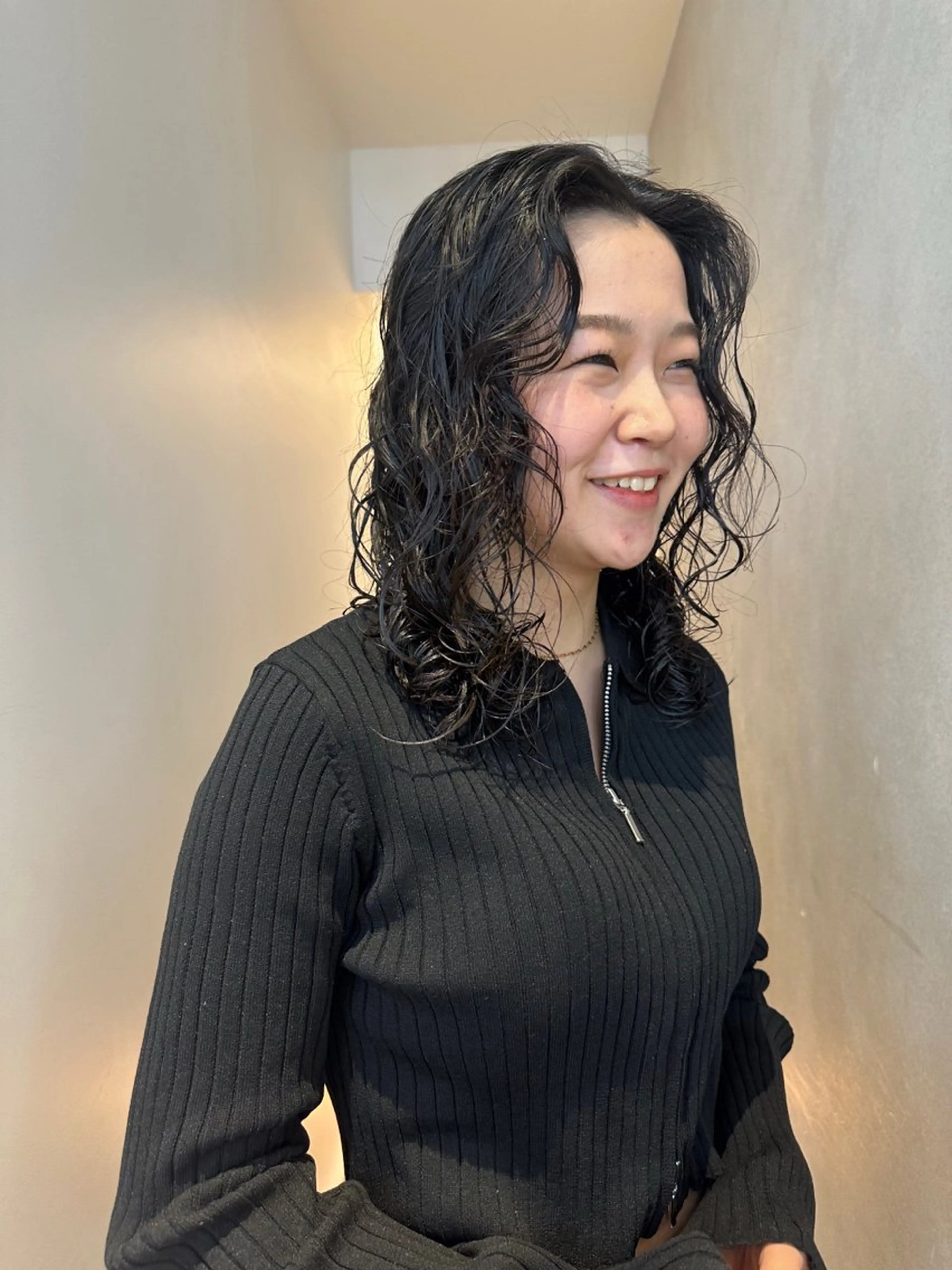 ミディアム パーマ パーマ HARE &nail ☪️remiのヘアスタイル