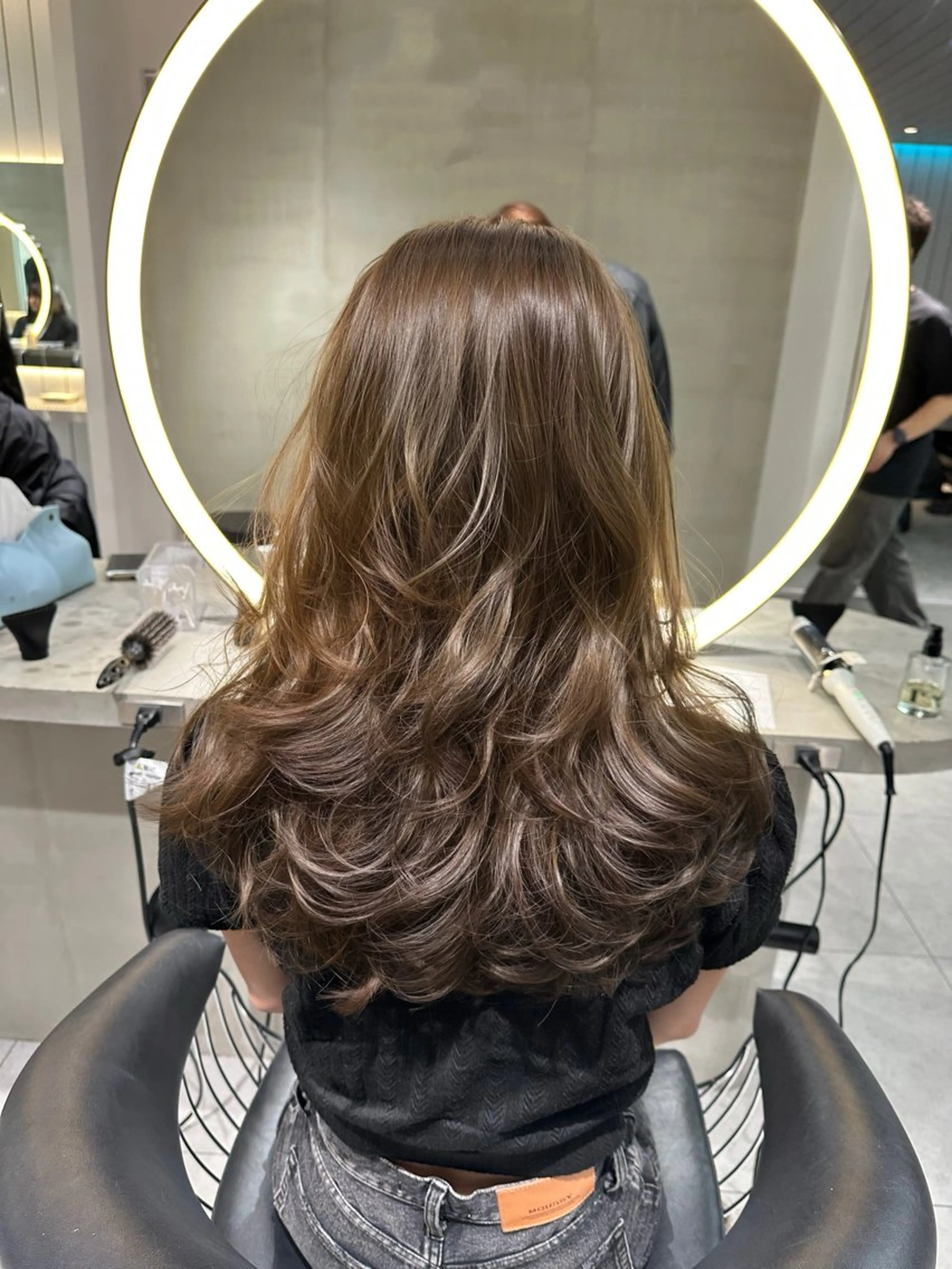ミディアム ヘアカラー コウスケ/ lond uluのヘアスタイル