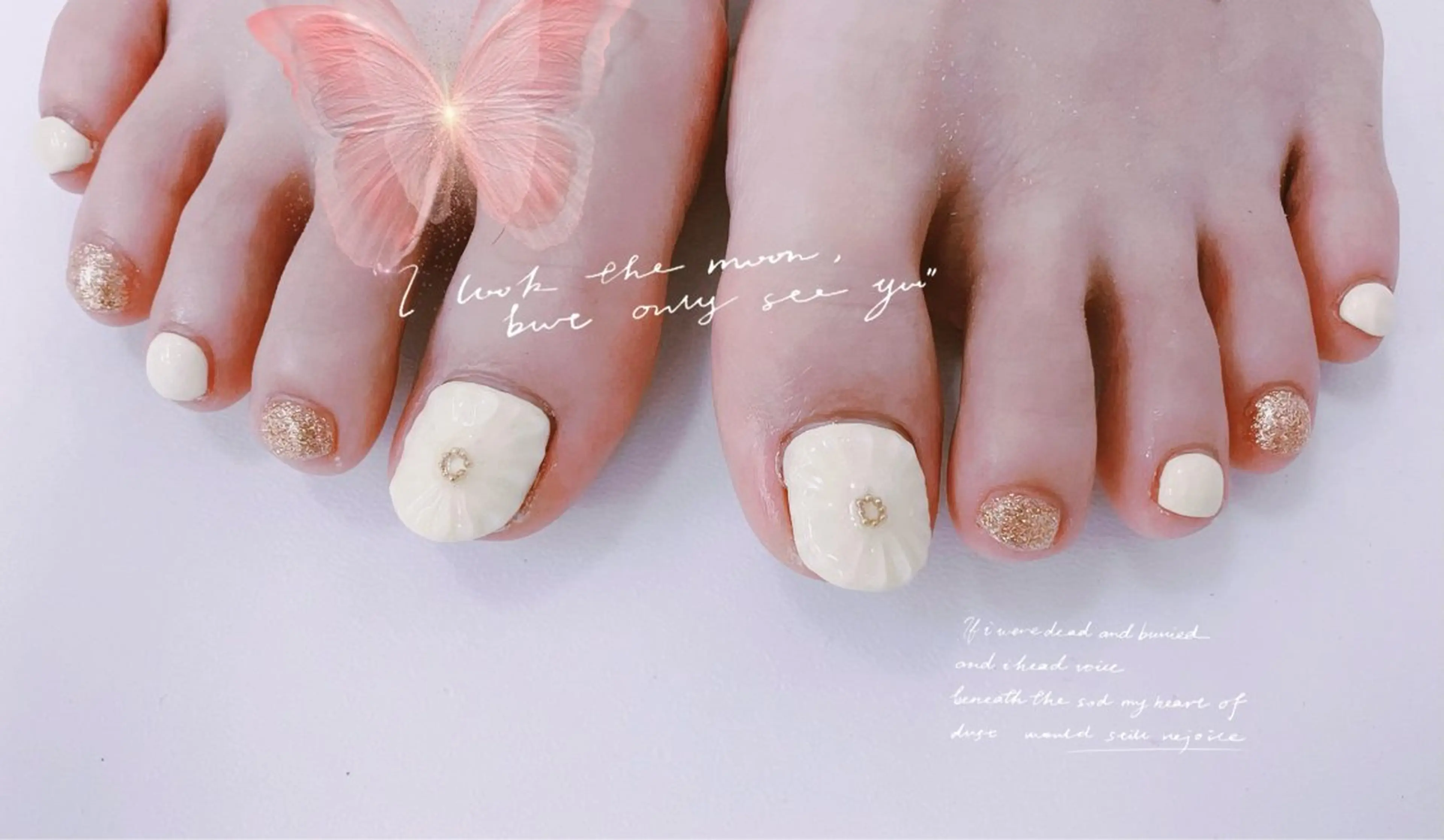ネイル アートネイル フットネイル Pretty J nail salon（長さ出し専門店）所属・Pretty J （長さ出し専門店）のネイルデザイン