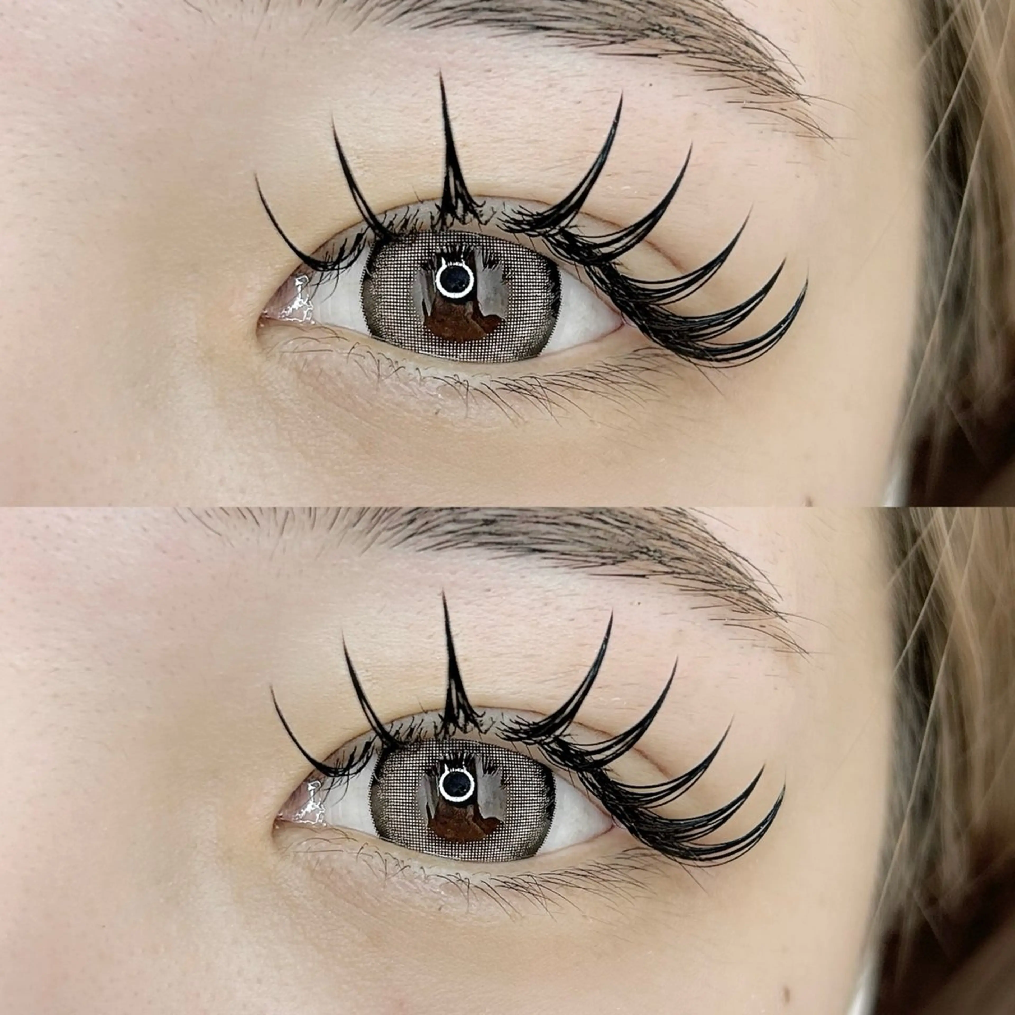 マツエク・マツパ 付け放題 フラットラッシュ grace produce by picasso門田屋敷店所属・grace 多田のマツエク・マツパデザイン