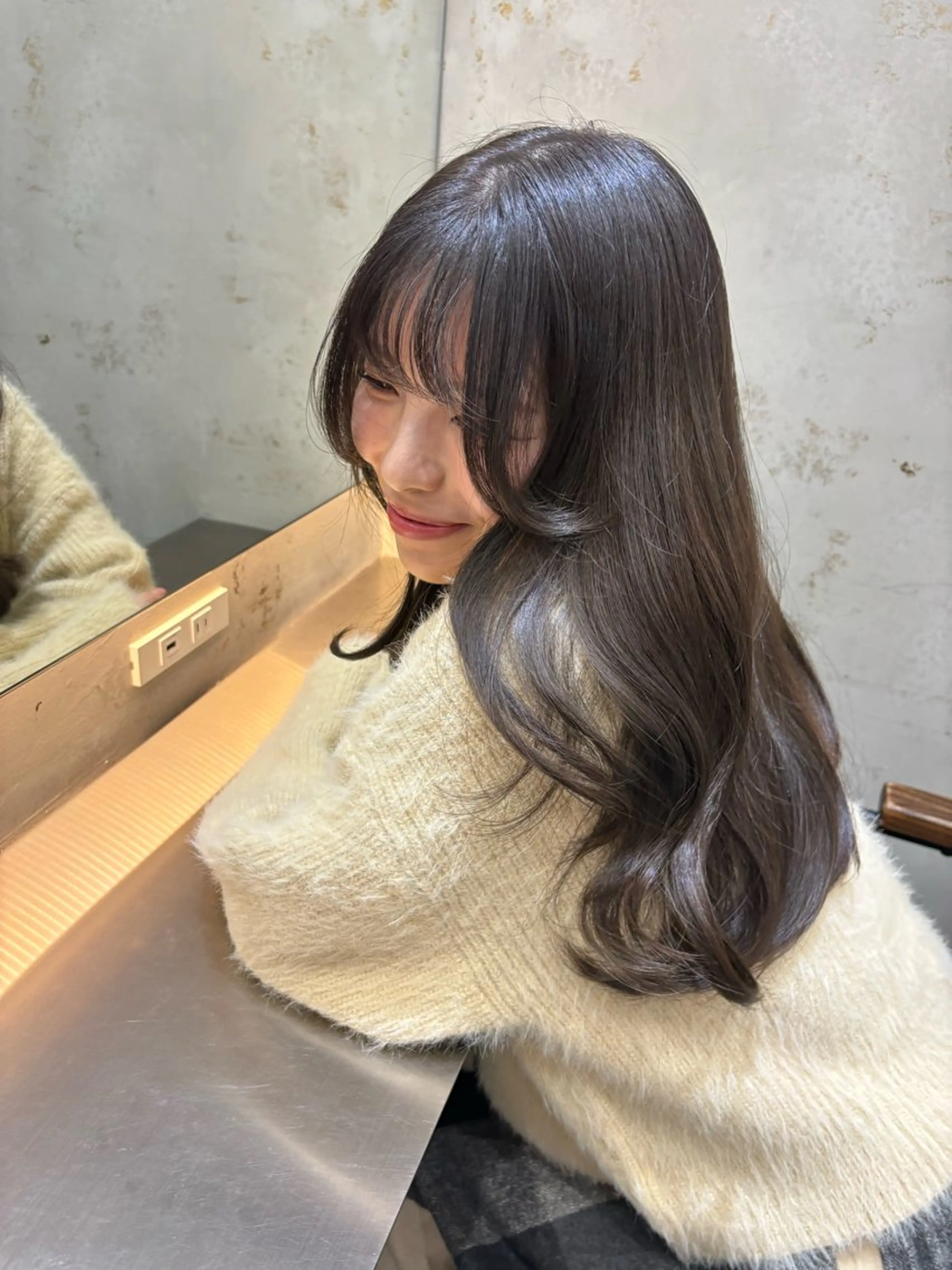 ロング カラー ヘアカラー トリートメント 艶カラー/似合わせ カット/遼祐💫のヘアスタイル