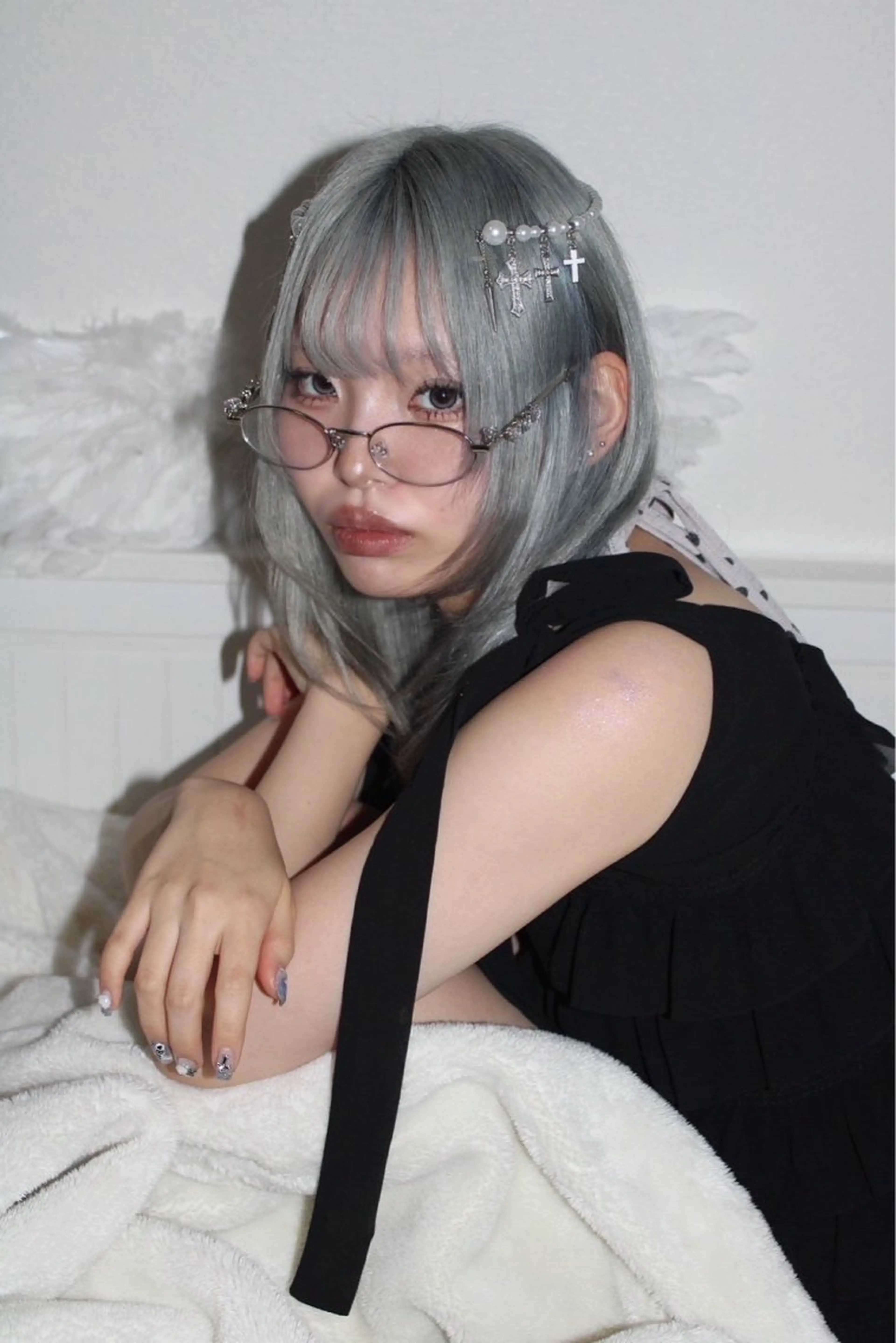 ロング カラー デザインカラー ヘアカラー デザインカラー/ハイ トーン/konomiのヘアスタイル