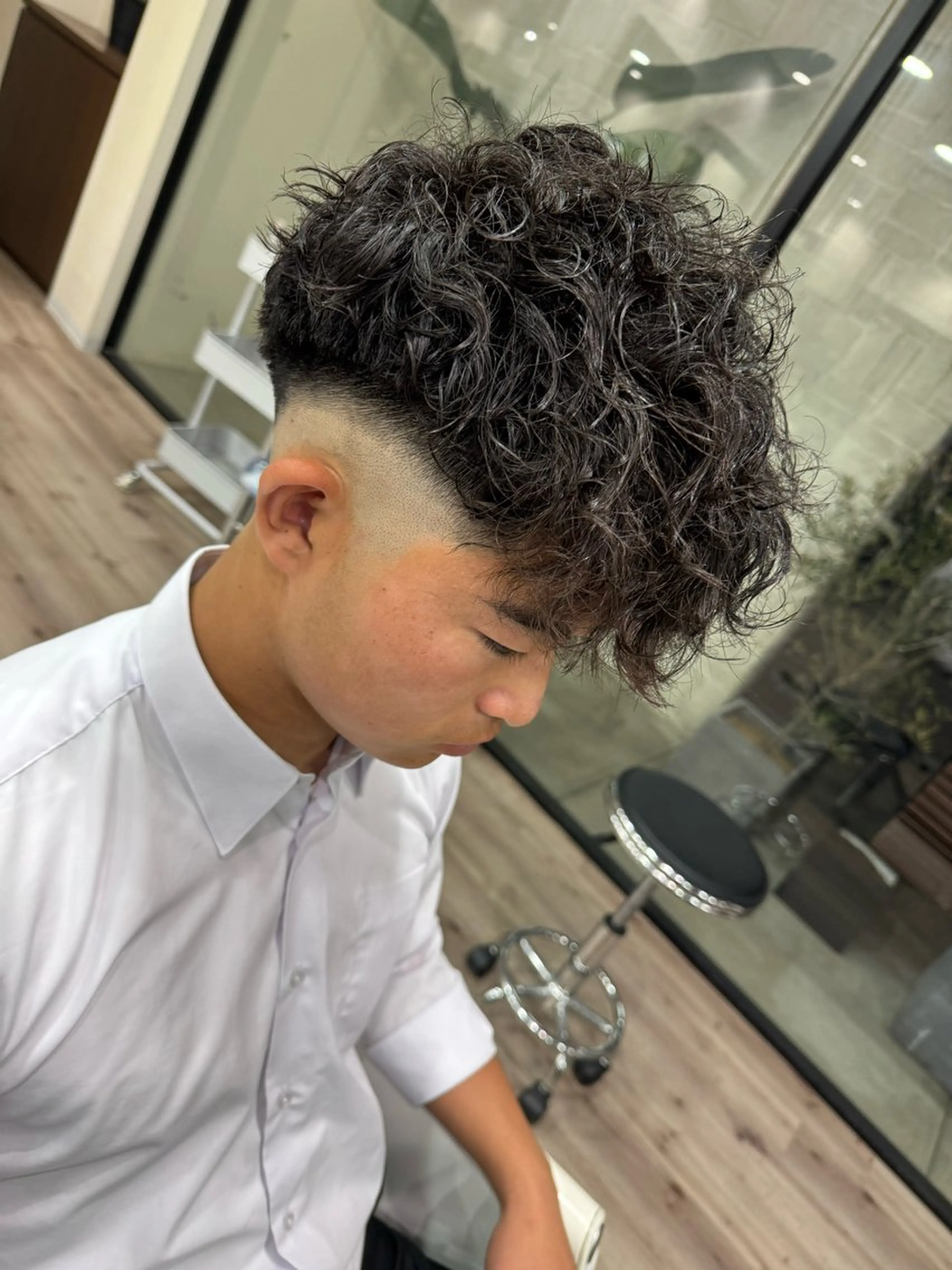 パーマ メンズ 平林 弥斗のヘアスタイル