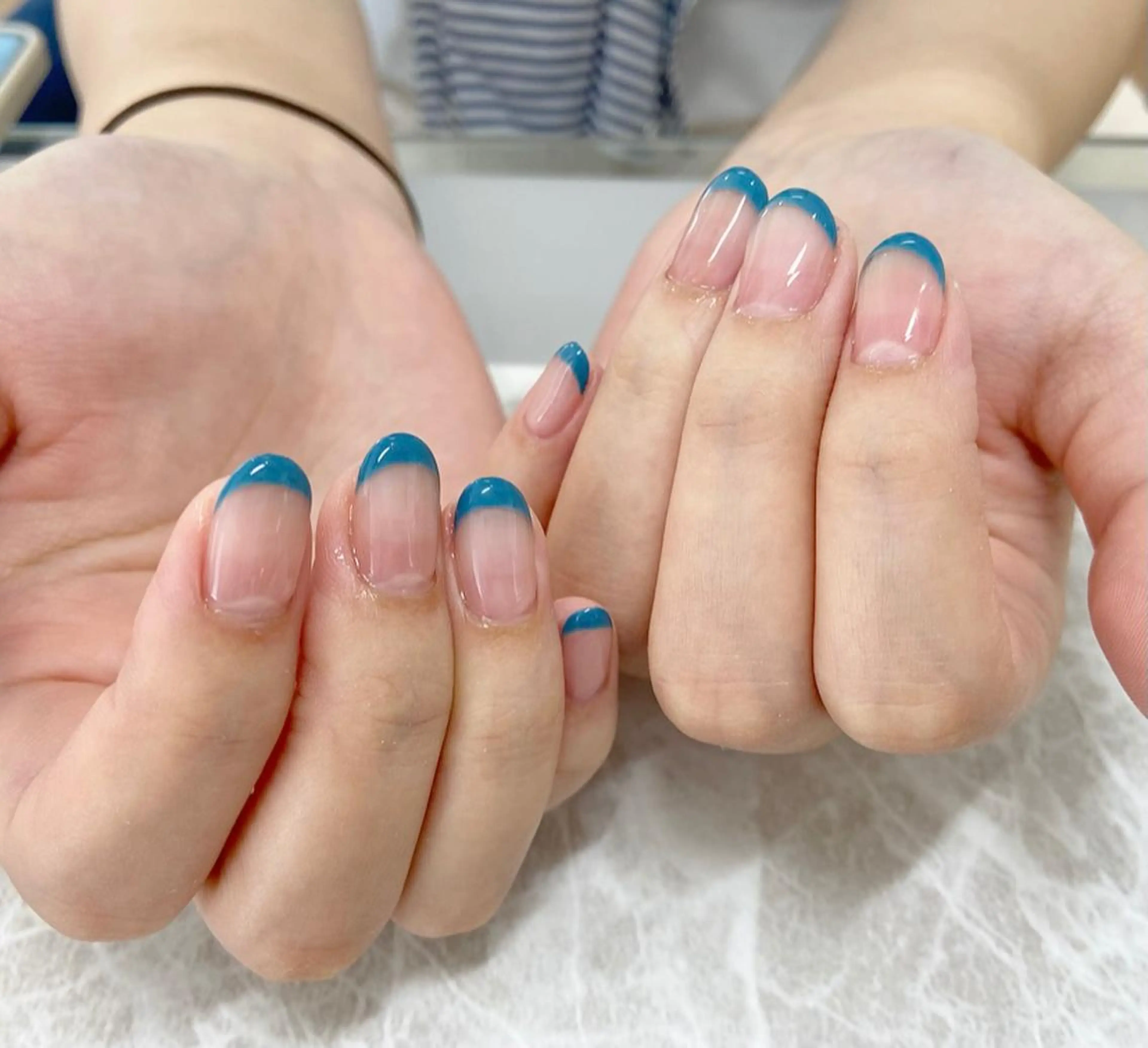 ネイル フレンチネイル 🧸熊谷 かほ🧸のネイルデザイン