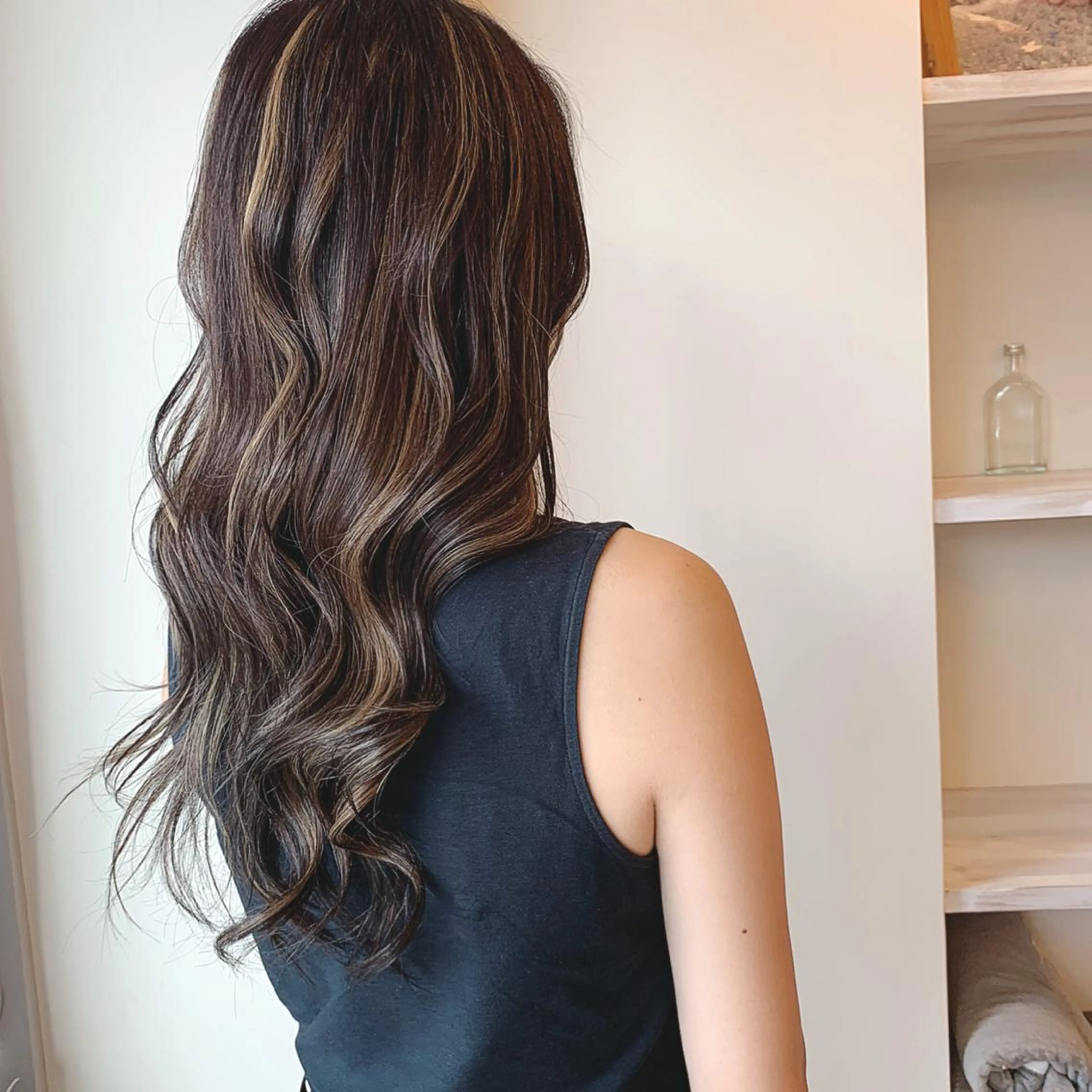 ロング カラー ヘアカラー ボブウルフ／ボブ Satsuki【名駅のヘアスタイル