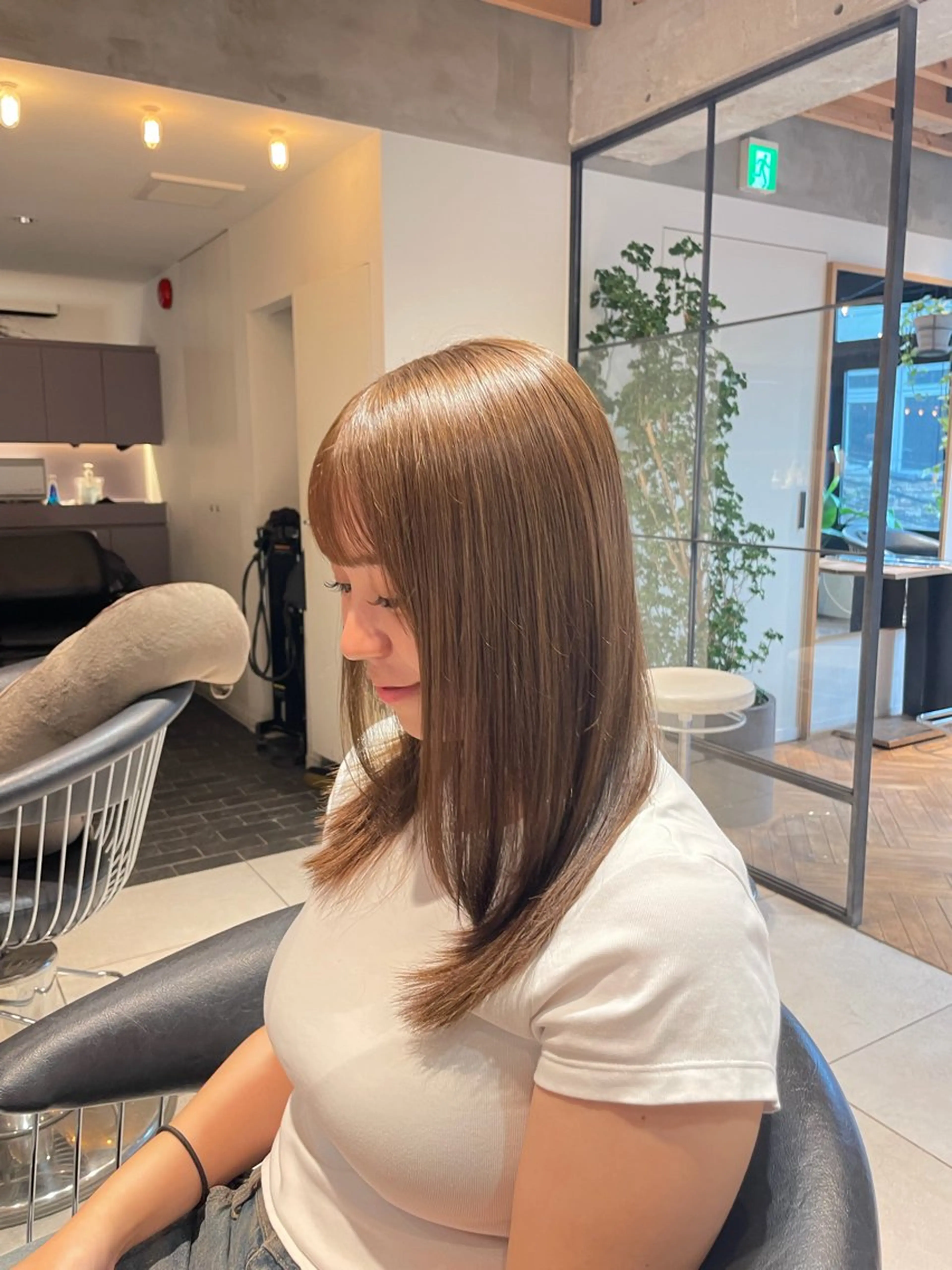 ロング ヘアカラー トリートメント 髪質改善✨高級カラー 野井琢生のヘアスタイル