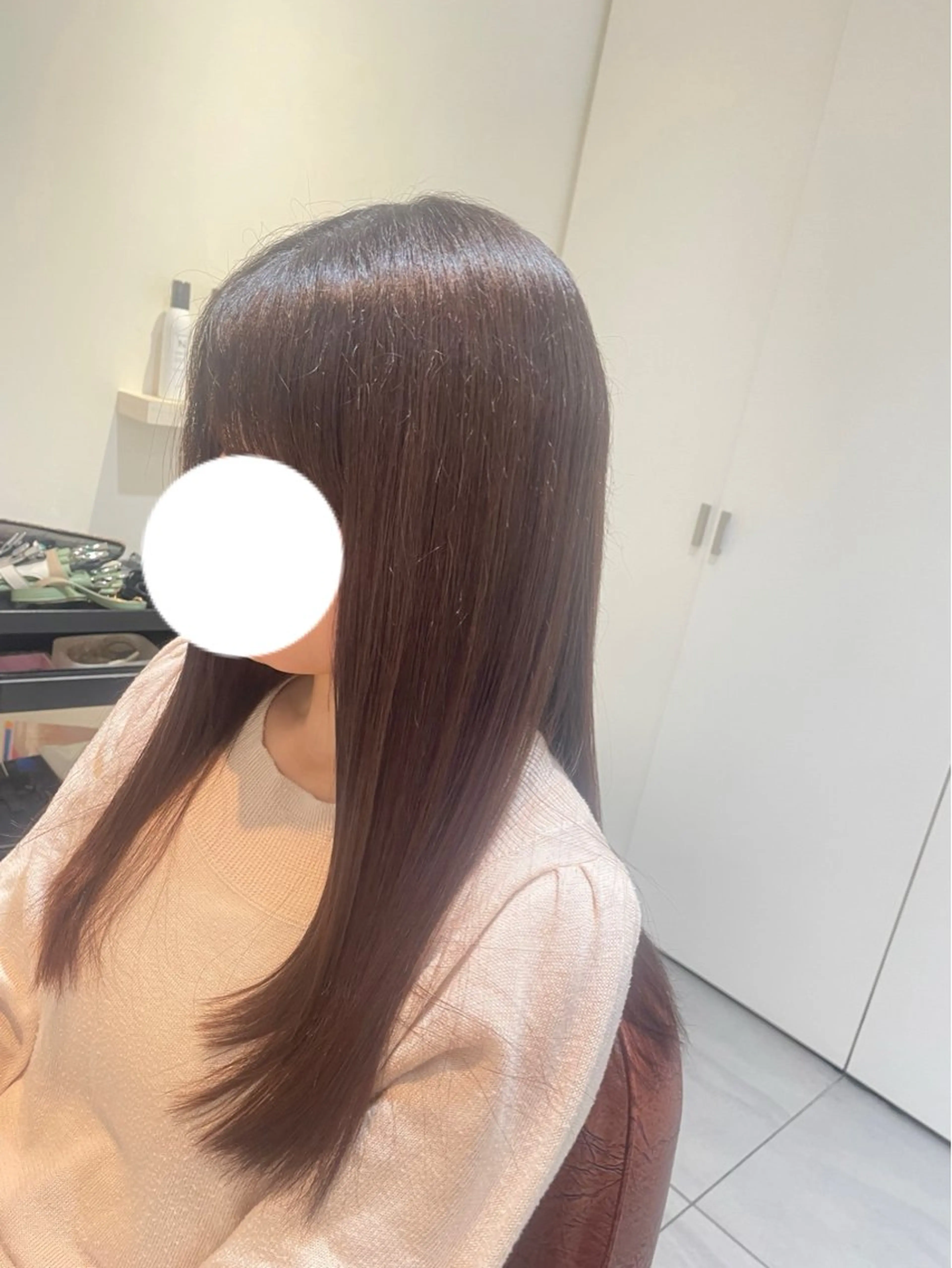 ロング 平 真亜里のヘアスタイル