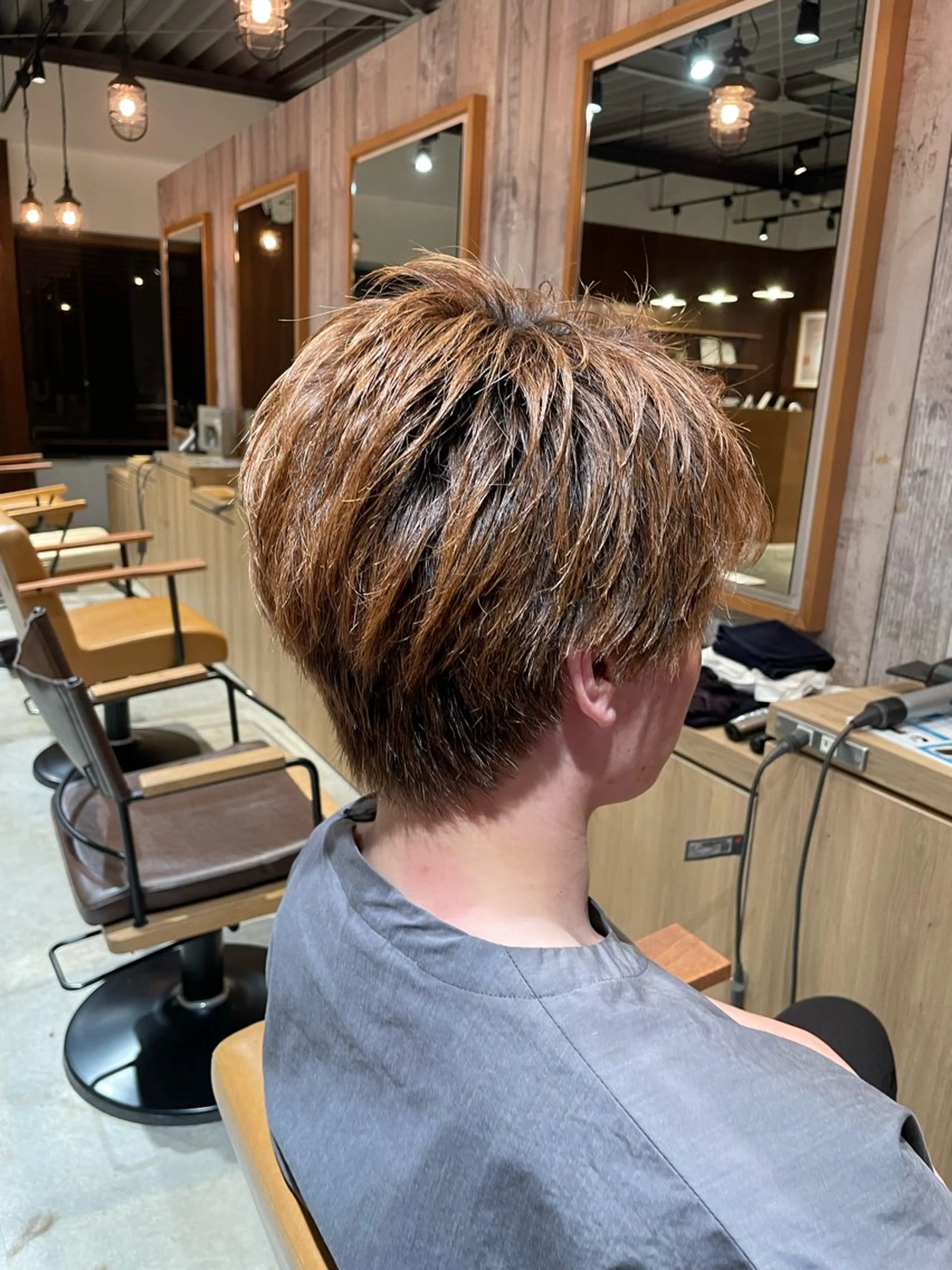 ショート メンズ カット ヘアセット LOKAHI所属・かわいい顔まわり/髪 質改善カラー/小池祐のヘアスタイル