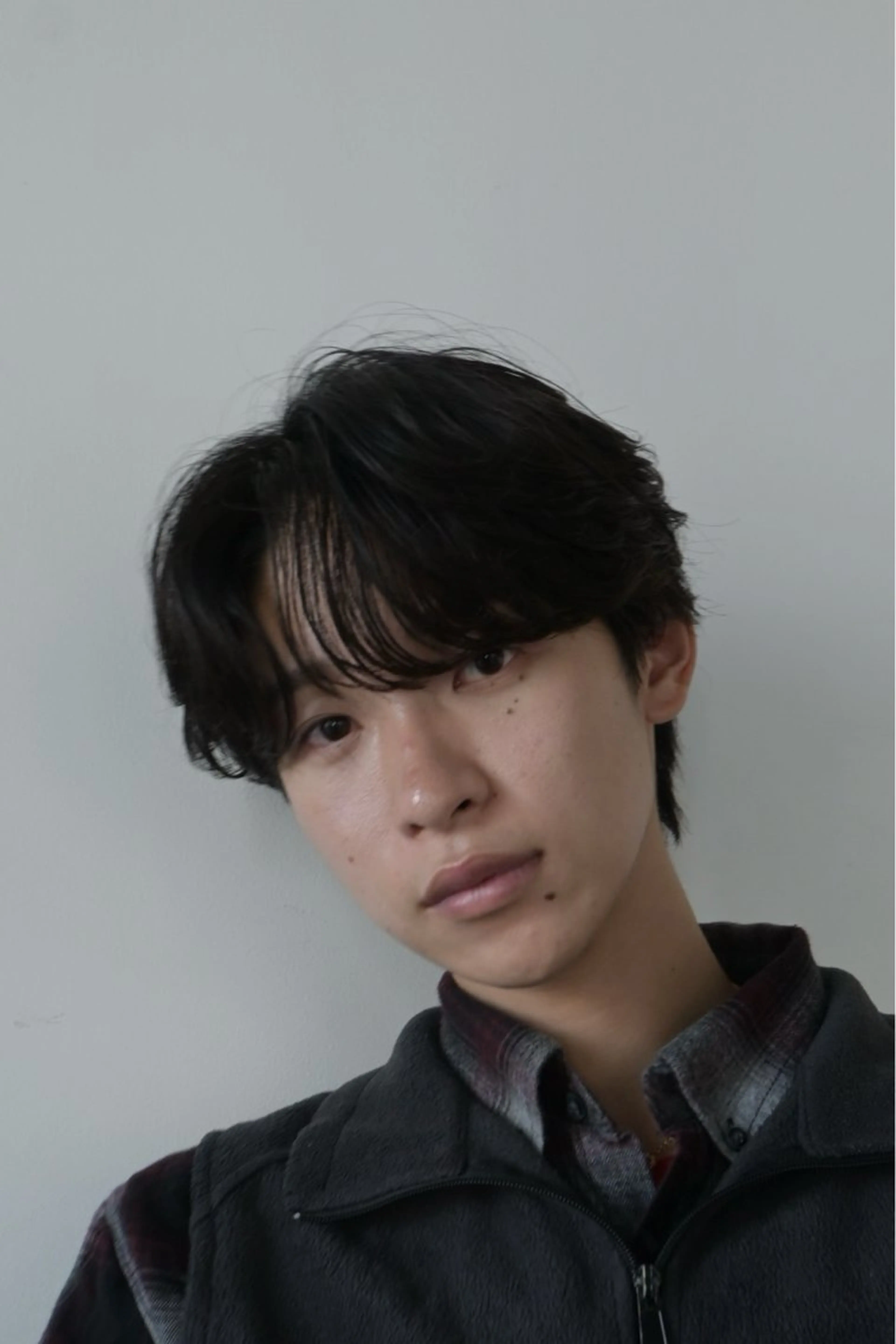 ショート メンズ December/jingumae所属・ブリーチ・パーマ モデル募集うえちりくのヘアスタイル