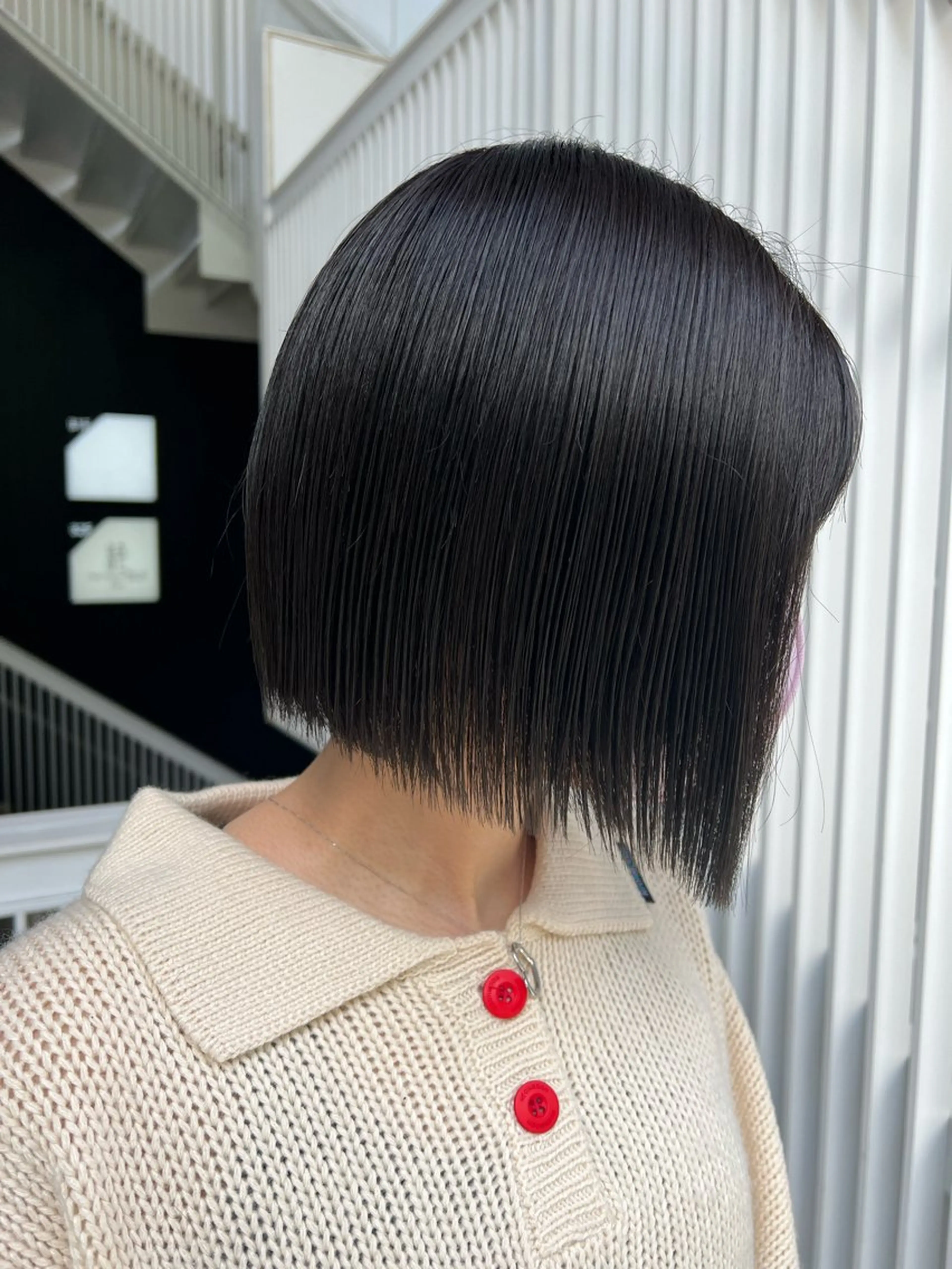 ショート カラー ヘアアレンジ 切りっぱなしボブ ボブ 中村ひなた 髪質改善×ヘッドスパのその他イメージ