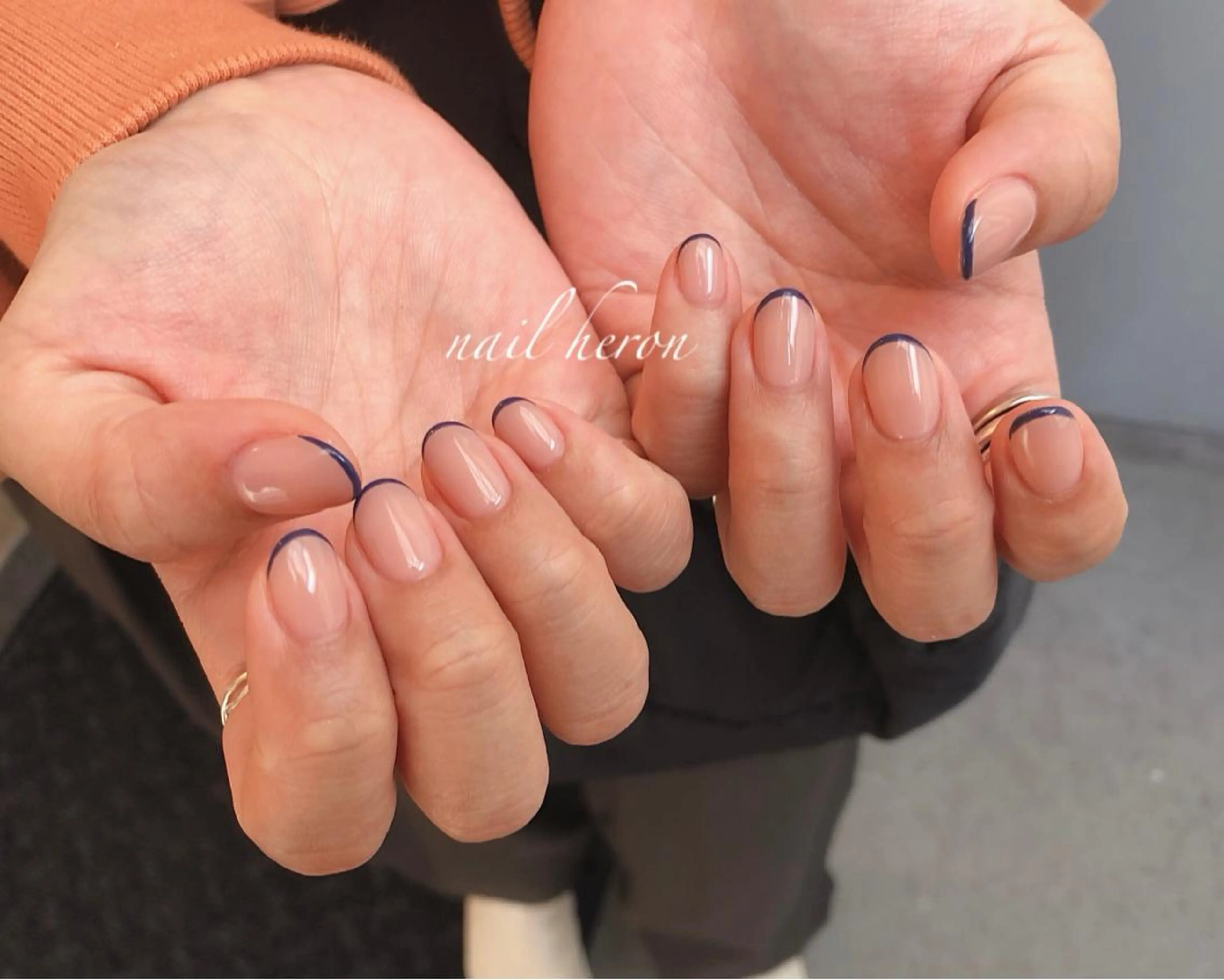 ネイル フレンチネイル ハンドネイル nail heron所属・saki_ nail heronのその他イメージ