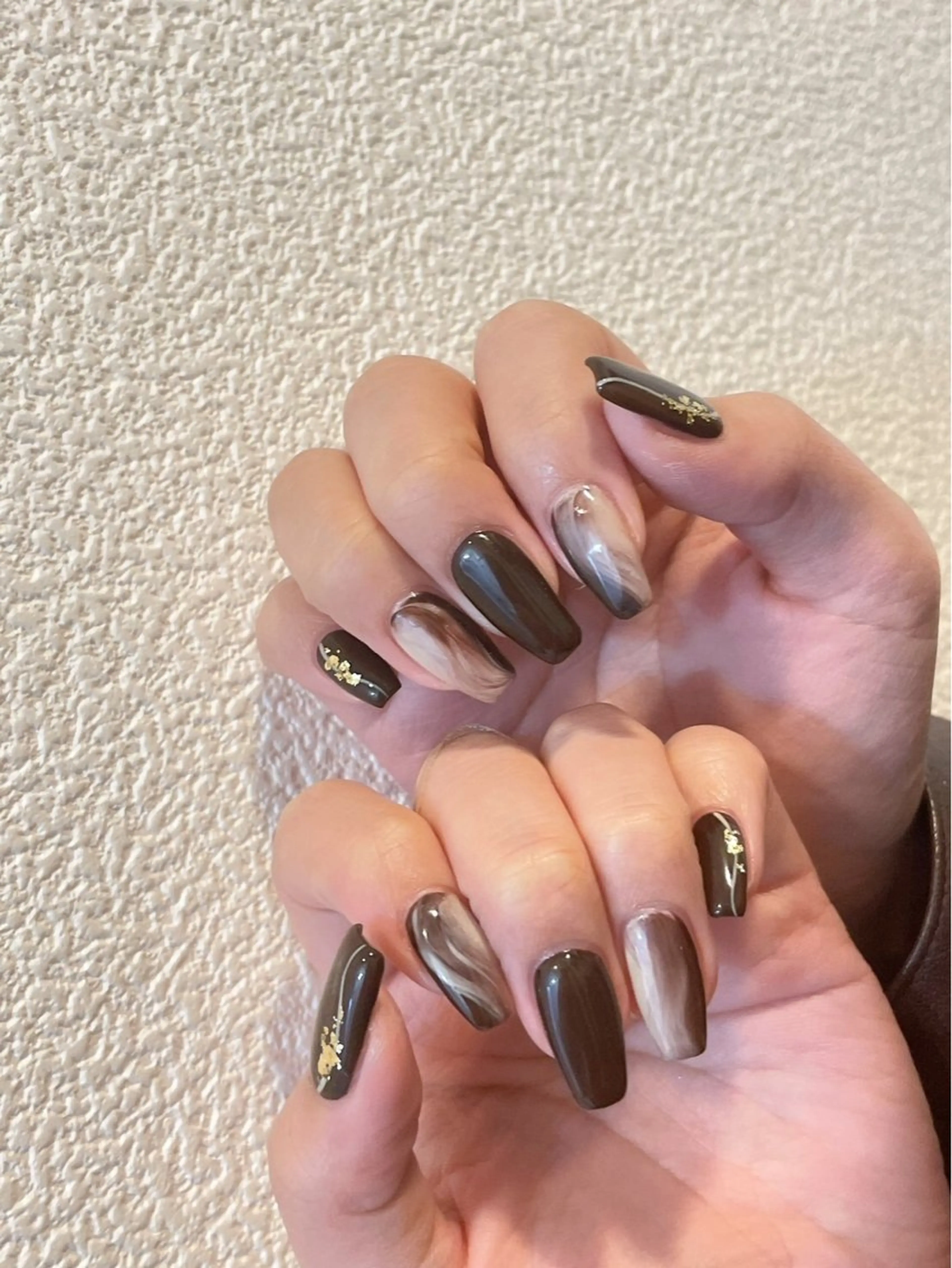 ネイル オーロラネイル フットネイル フレンチネイル ジェルネイル 韓国ネイル Mogu nail 二子玉川のネイルデザイン