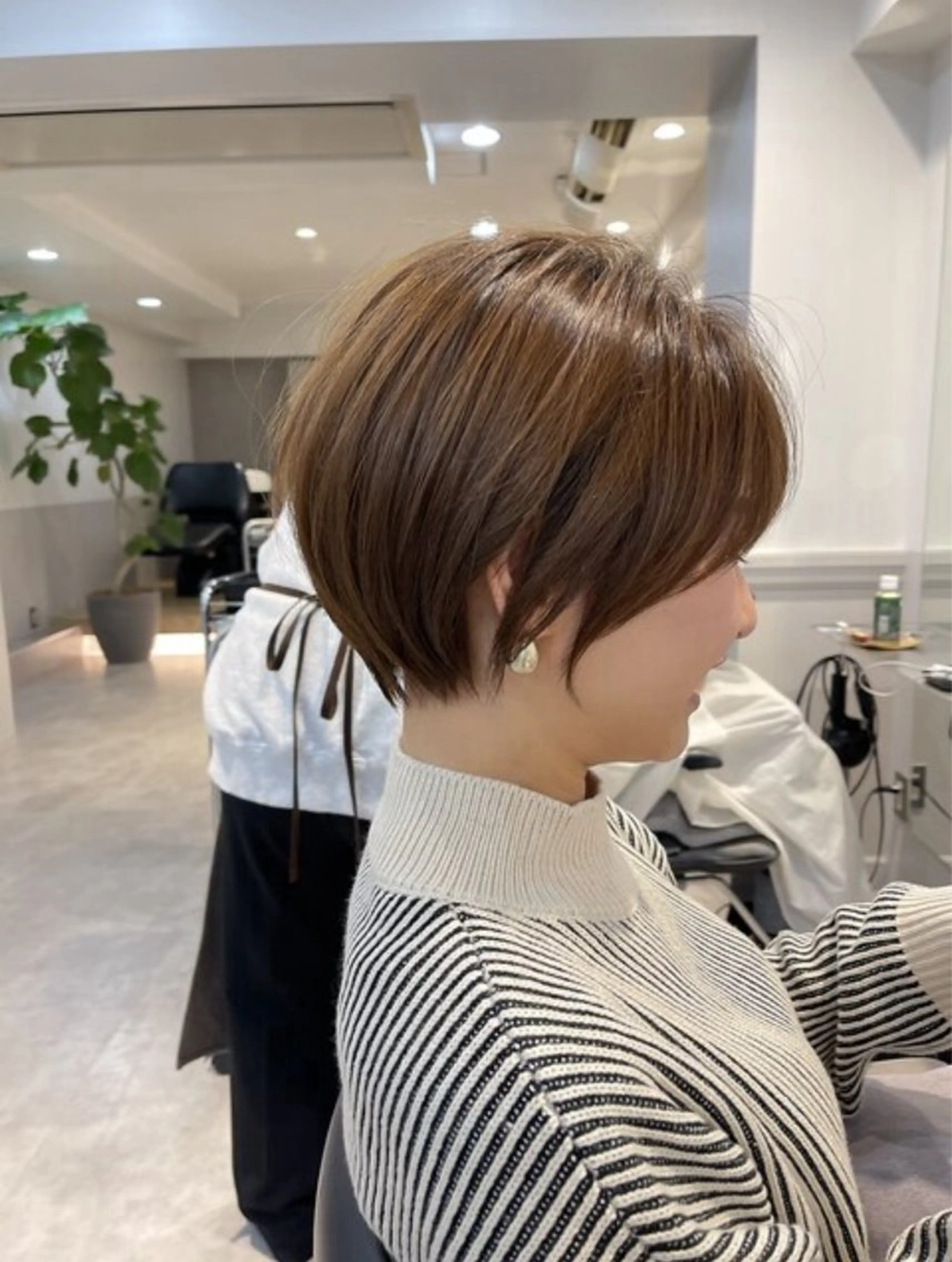 ショート ショートヘア あいこ/レイヤー カット🌷銀座のヘアスタイル