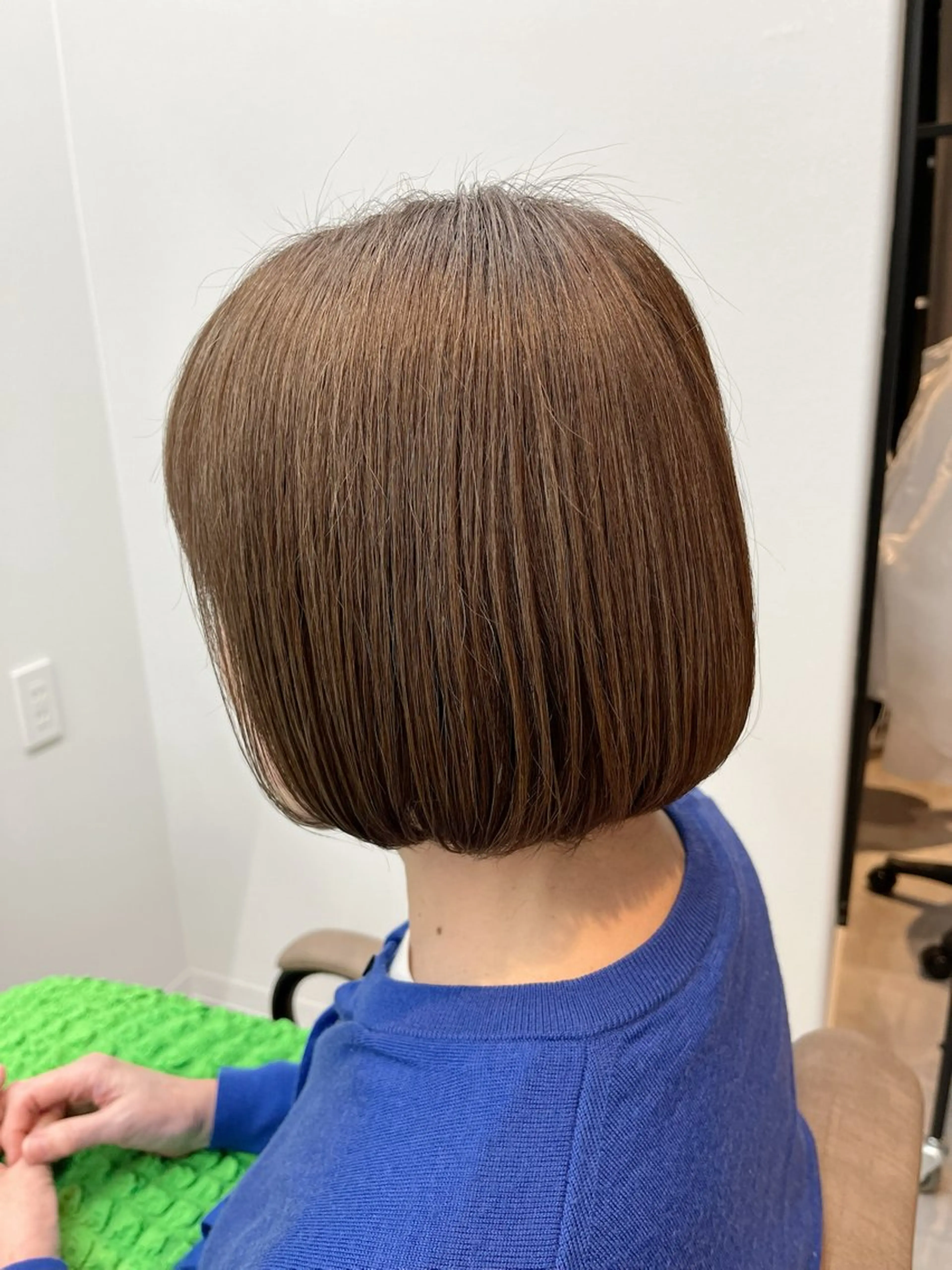 白髪ぼかし　白髪染の写真