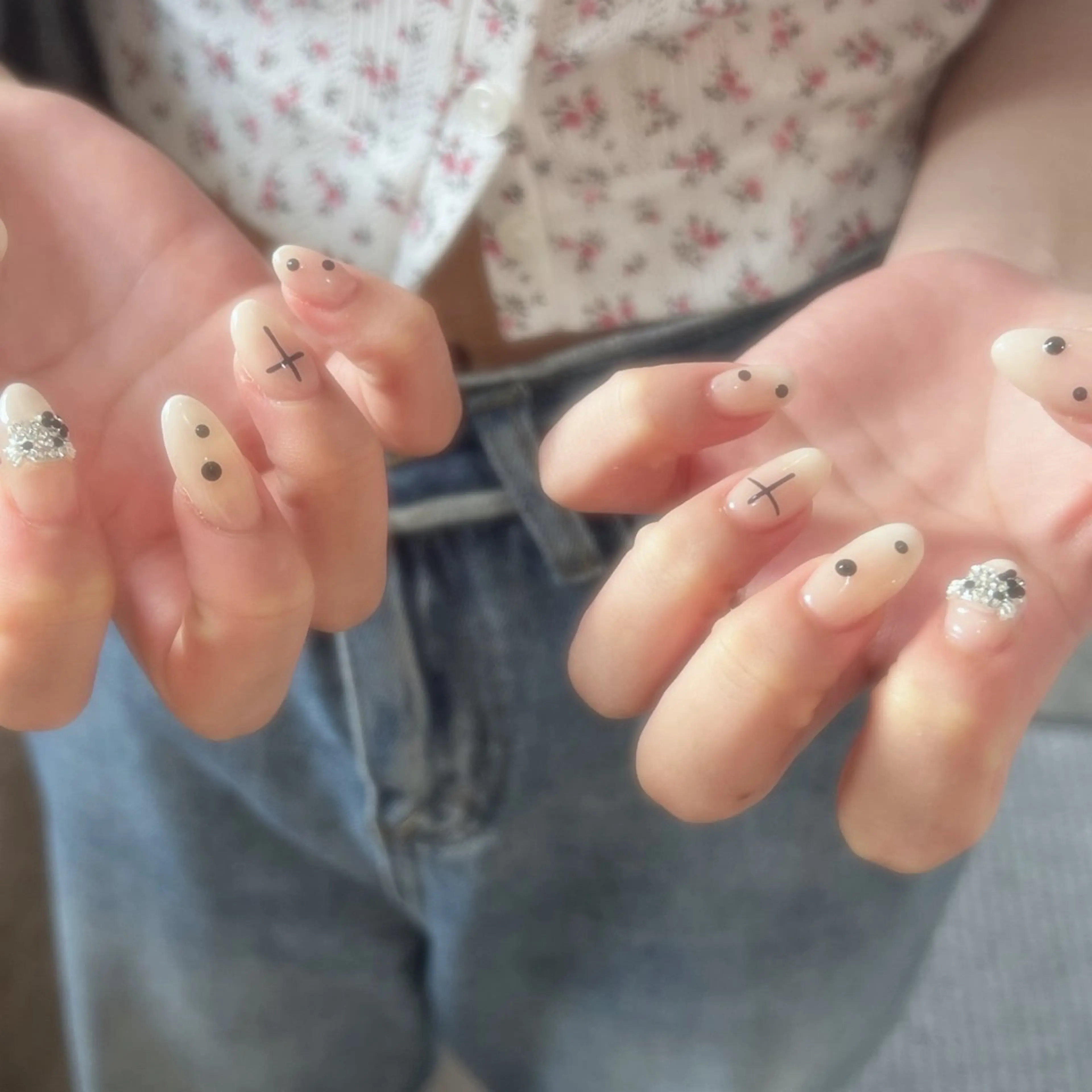 ネイル .꒰ঌtenten ໒꒱·̩͙．のネイルデザイン