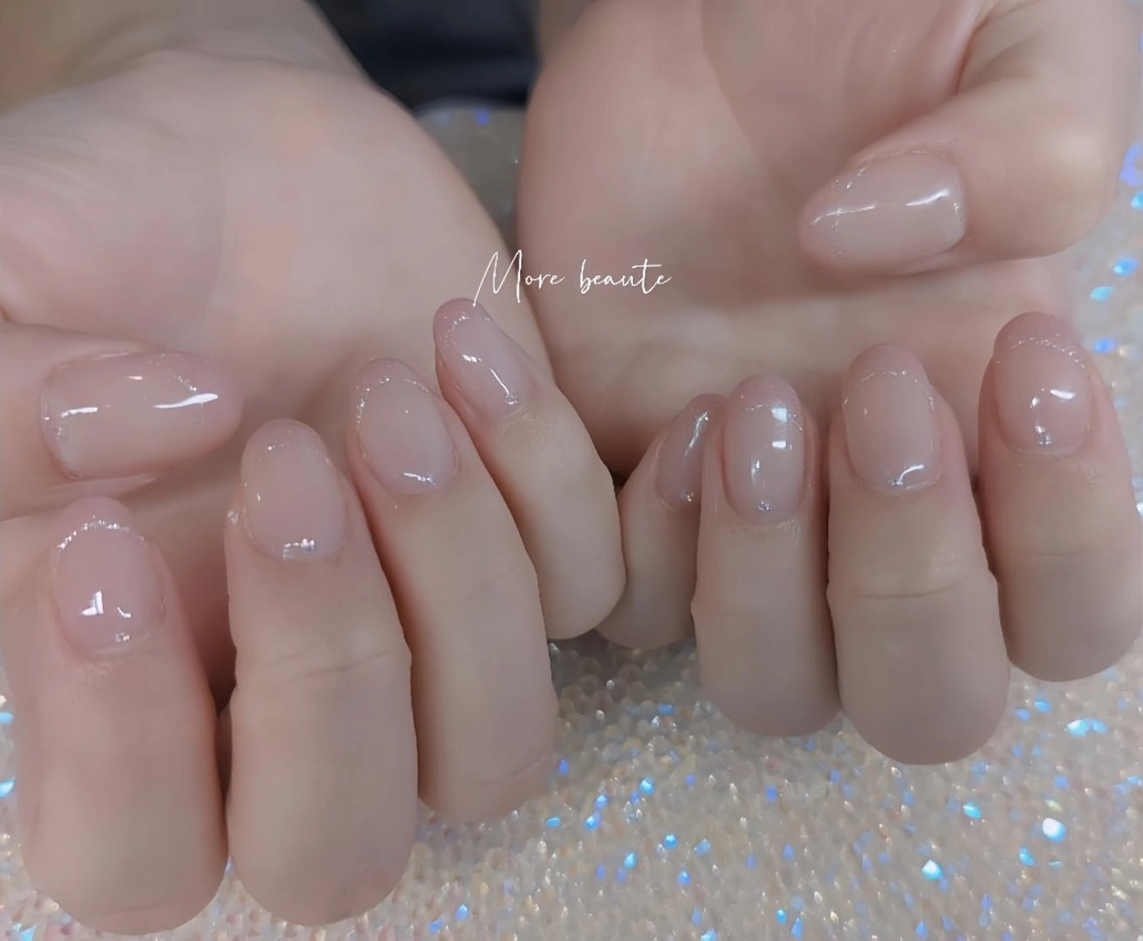 ネイル アートネイル ジェルネイル ハート 韓国ネイル マグネットネイル ハンドネイル I LOVE ME NAIL.｡.:*♡のネイルデザイン