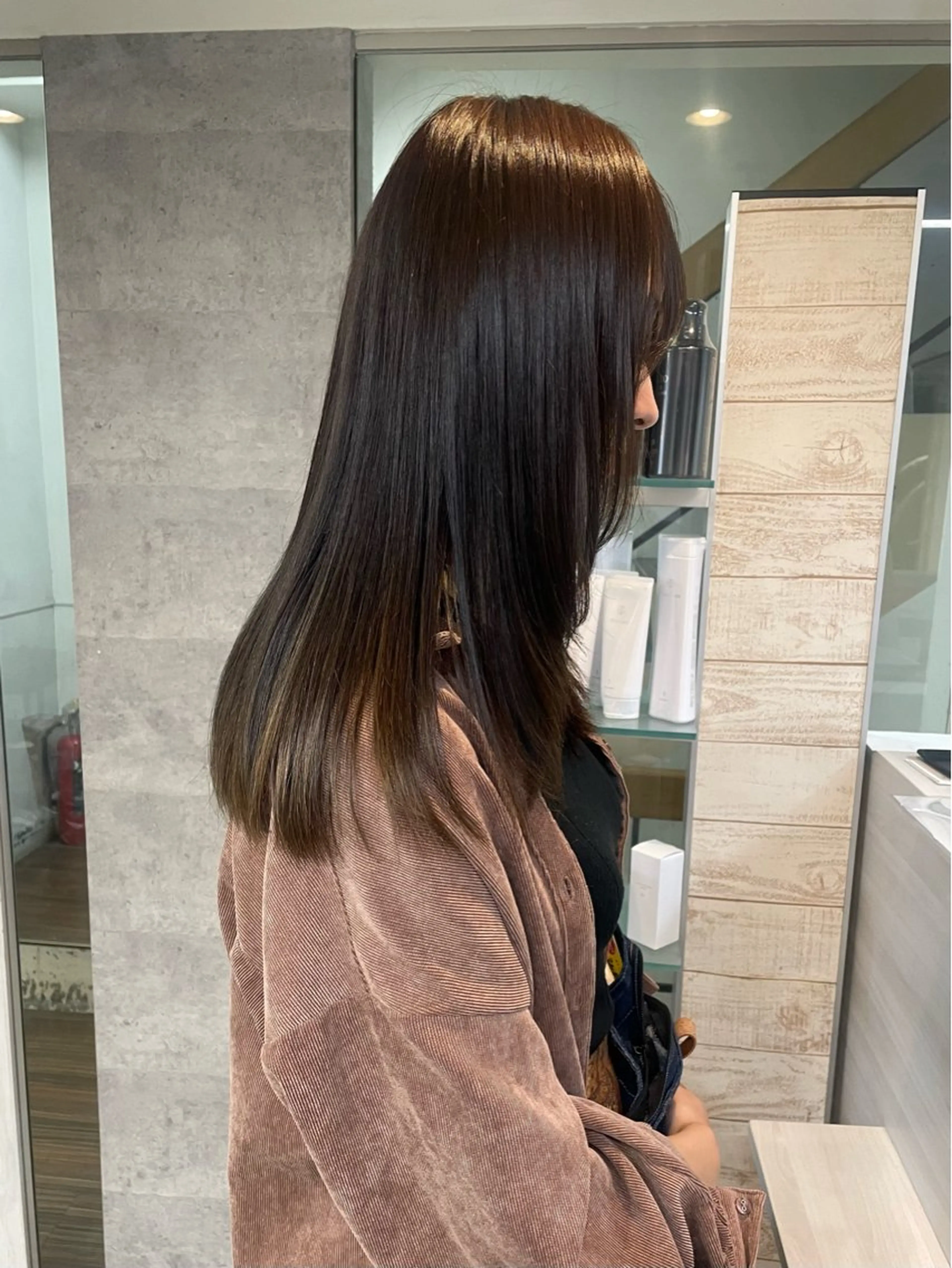 セミロング レイヤーカット yukiho / 梅田美容室/レイヤーのヘアスタイル