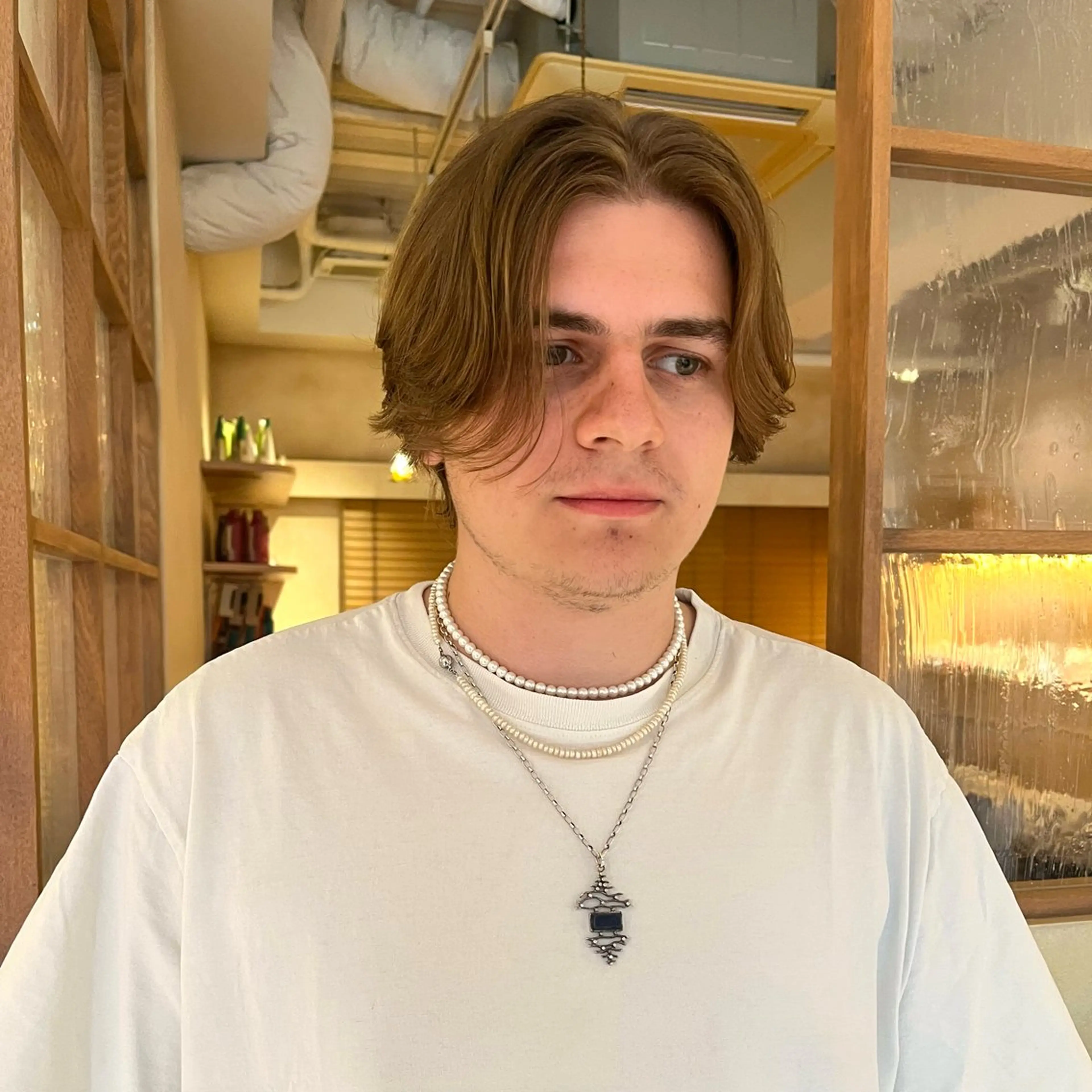 ミディアム パーマ メンズ カット ヘアカラー CANAAN hair salon 表参道店所属・🌿メンズスタイル/ パーマ/村松蒼真🍃のヘアスタイル