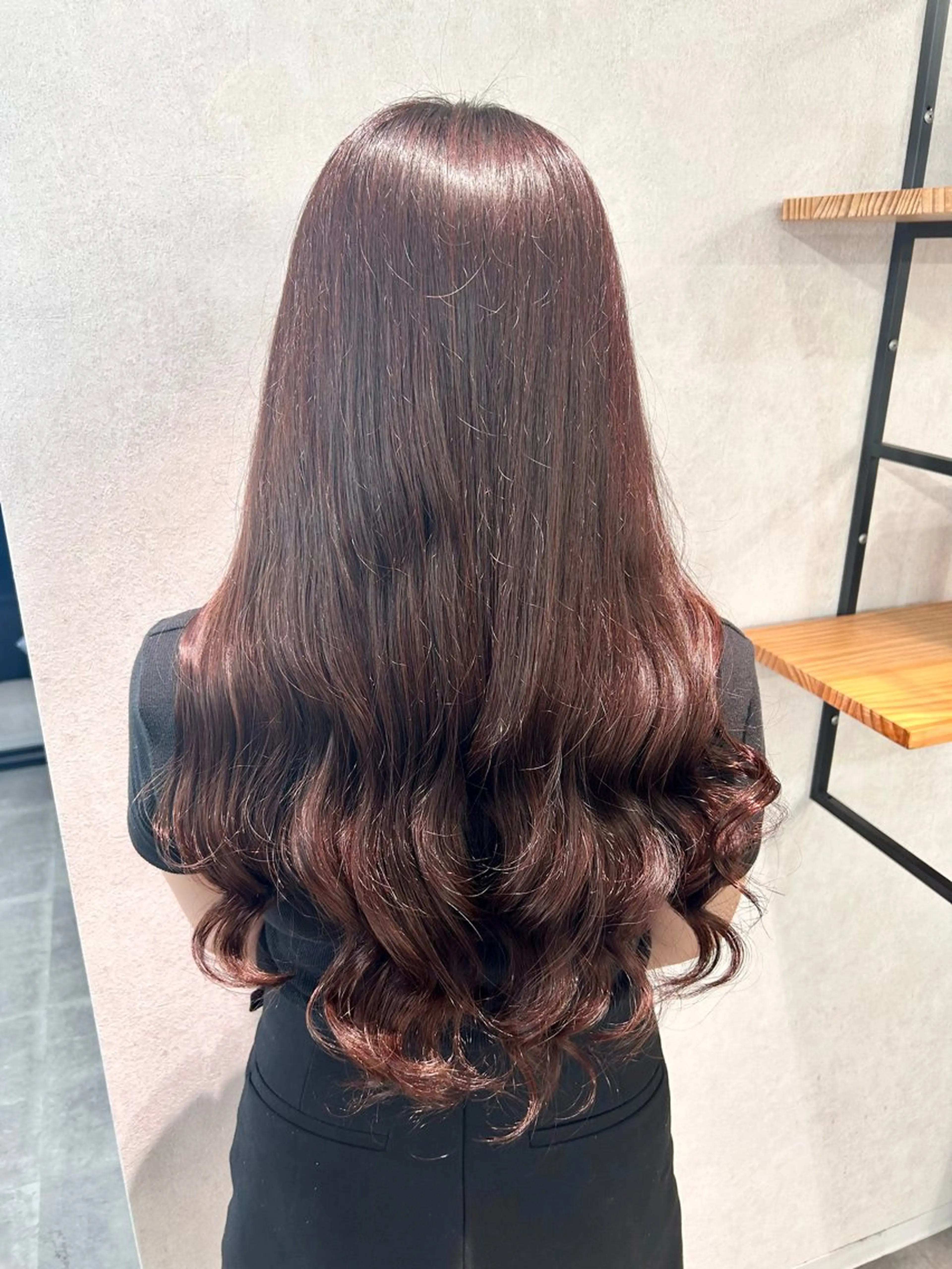 ロング ヘアカラー トリートメント エクステ/心斎橋/ ハイトーン/ミサキのヘアスタイル