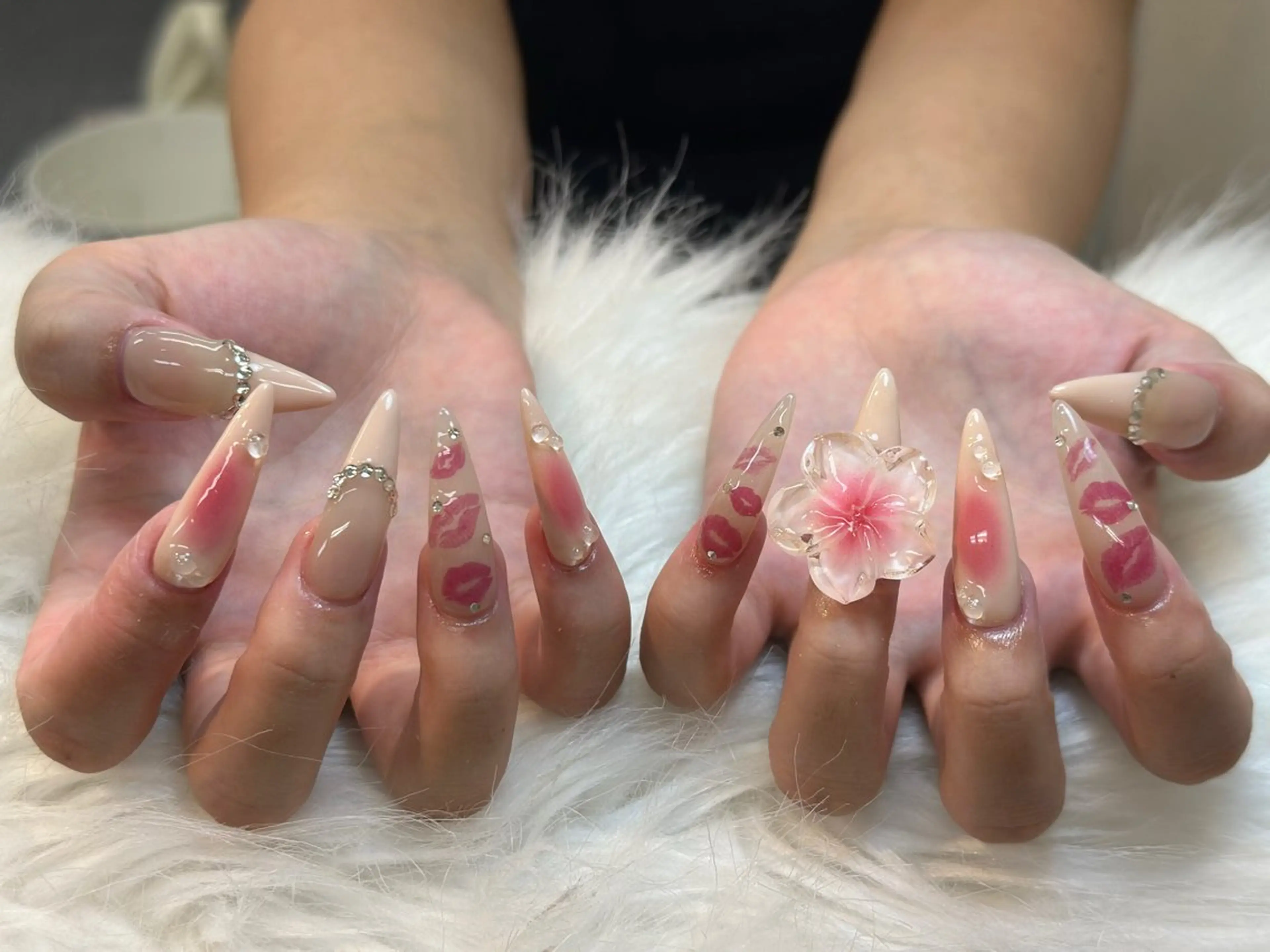 ネイル アートネイル 成人式 ジェルネイル ニュアンスネイル 夏ネイル ハンドネイル Nienail_ Luxeのネイルデザイン