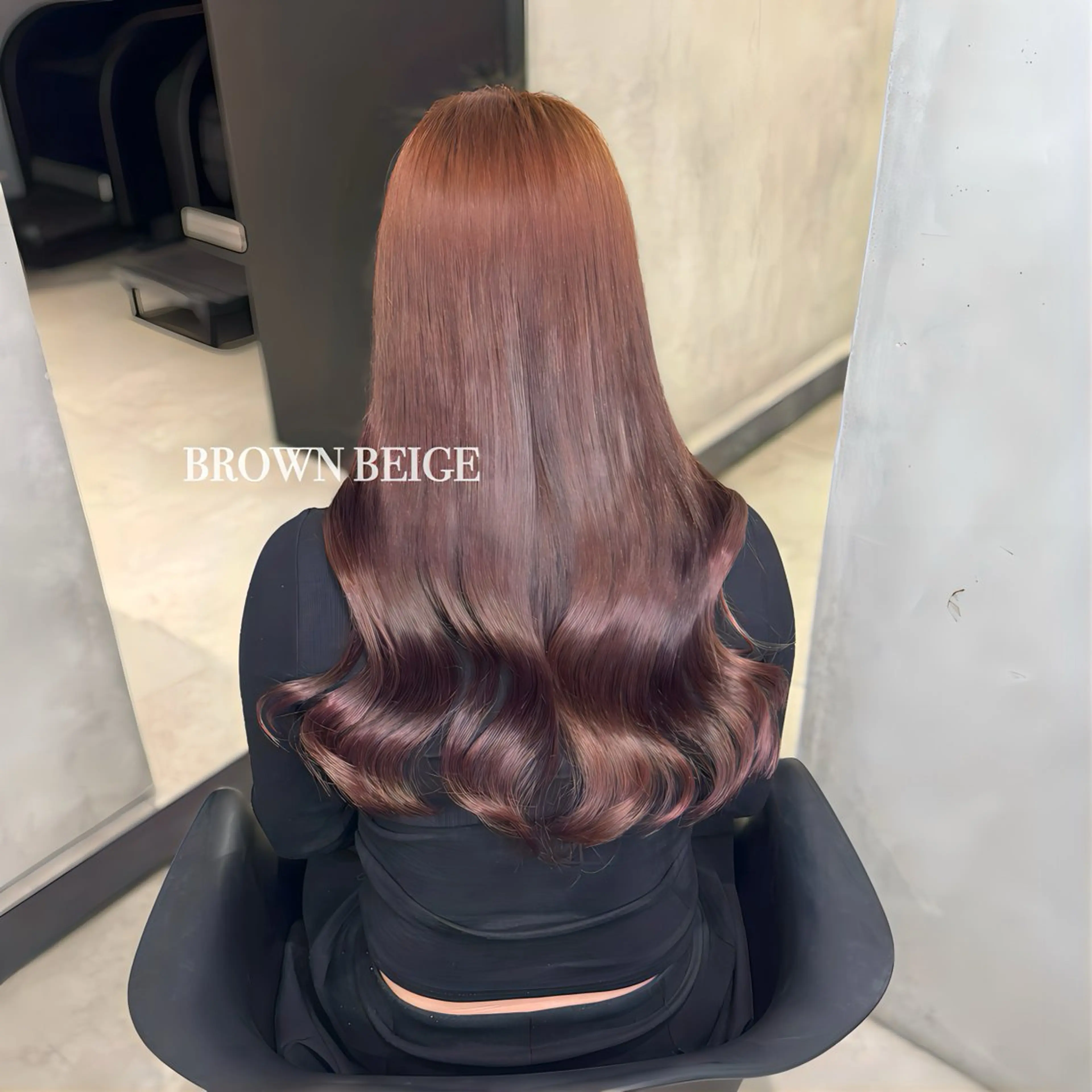 ロング カラー ブリーチ ブラウンカラー ブリーチなしカラー ピンクカラー ヘアカラー 🫧offwhite RISAKO🫧のヘアスタイル