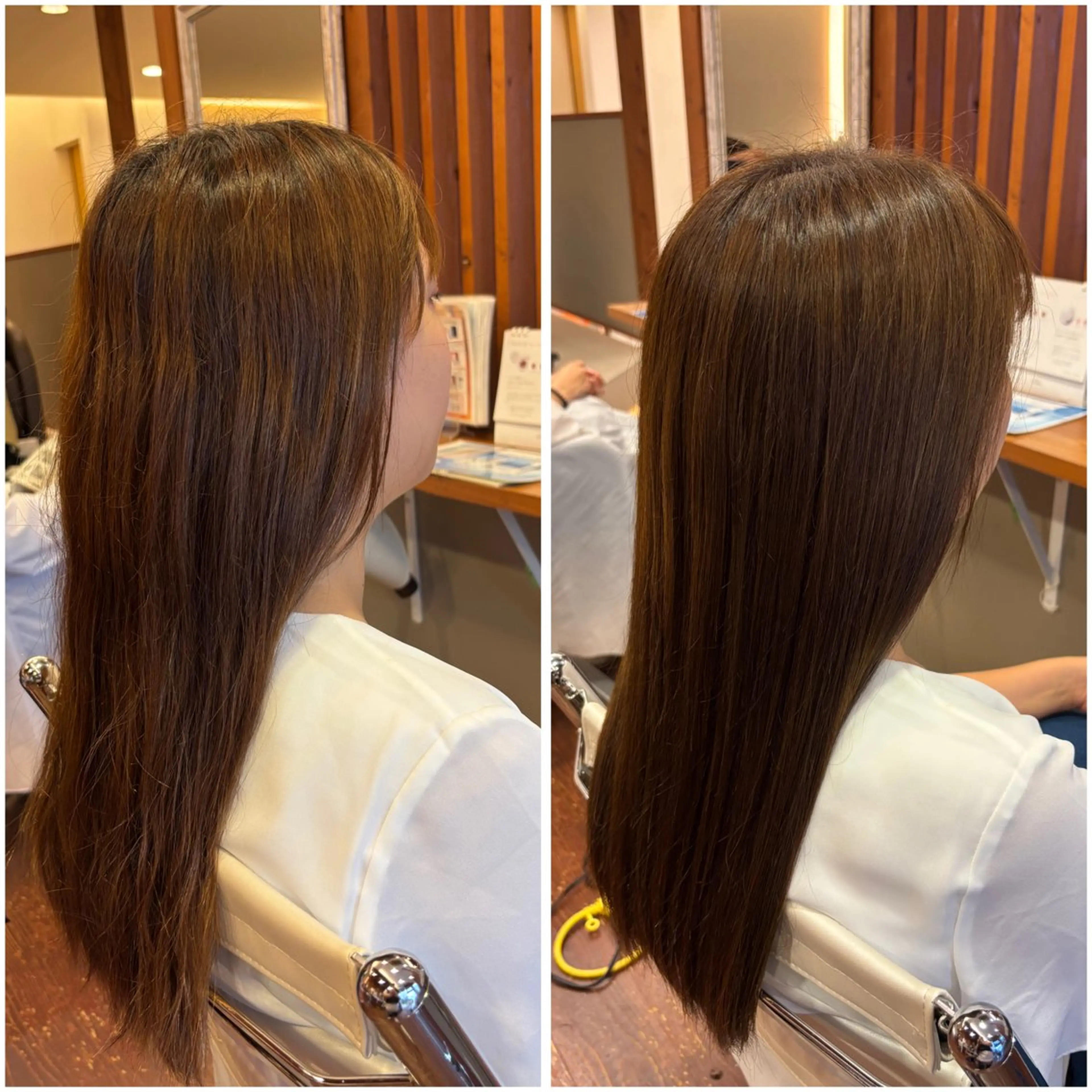 ロング カラー カット ヘアカラー トリートメント peal ark いろはのヘアスタイル