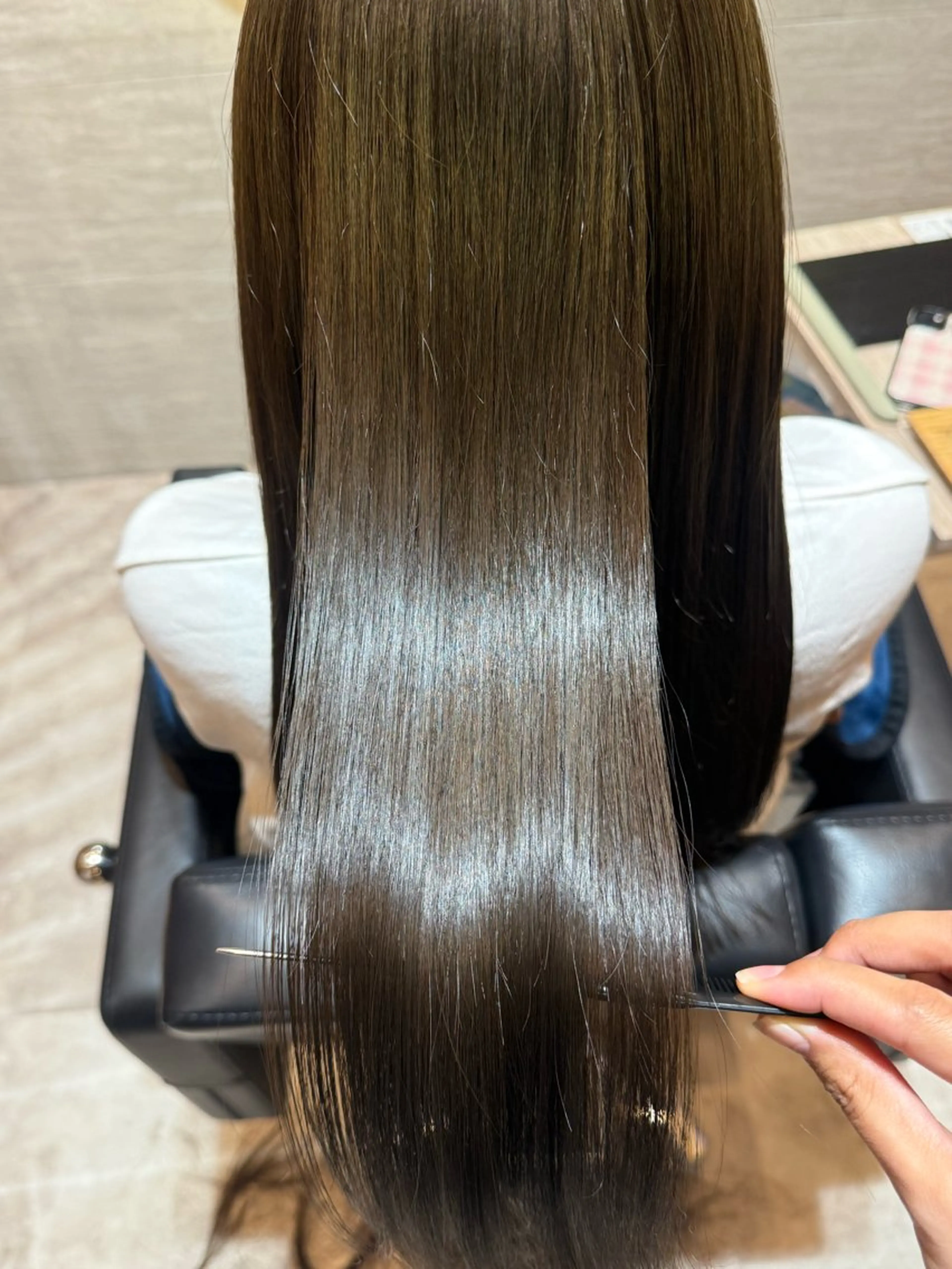 ロング カット ヘアカラー トリートメント tuuli甘木 Misakiのヘアスタイル