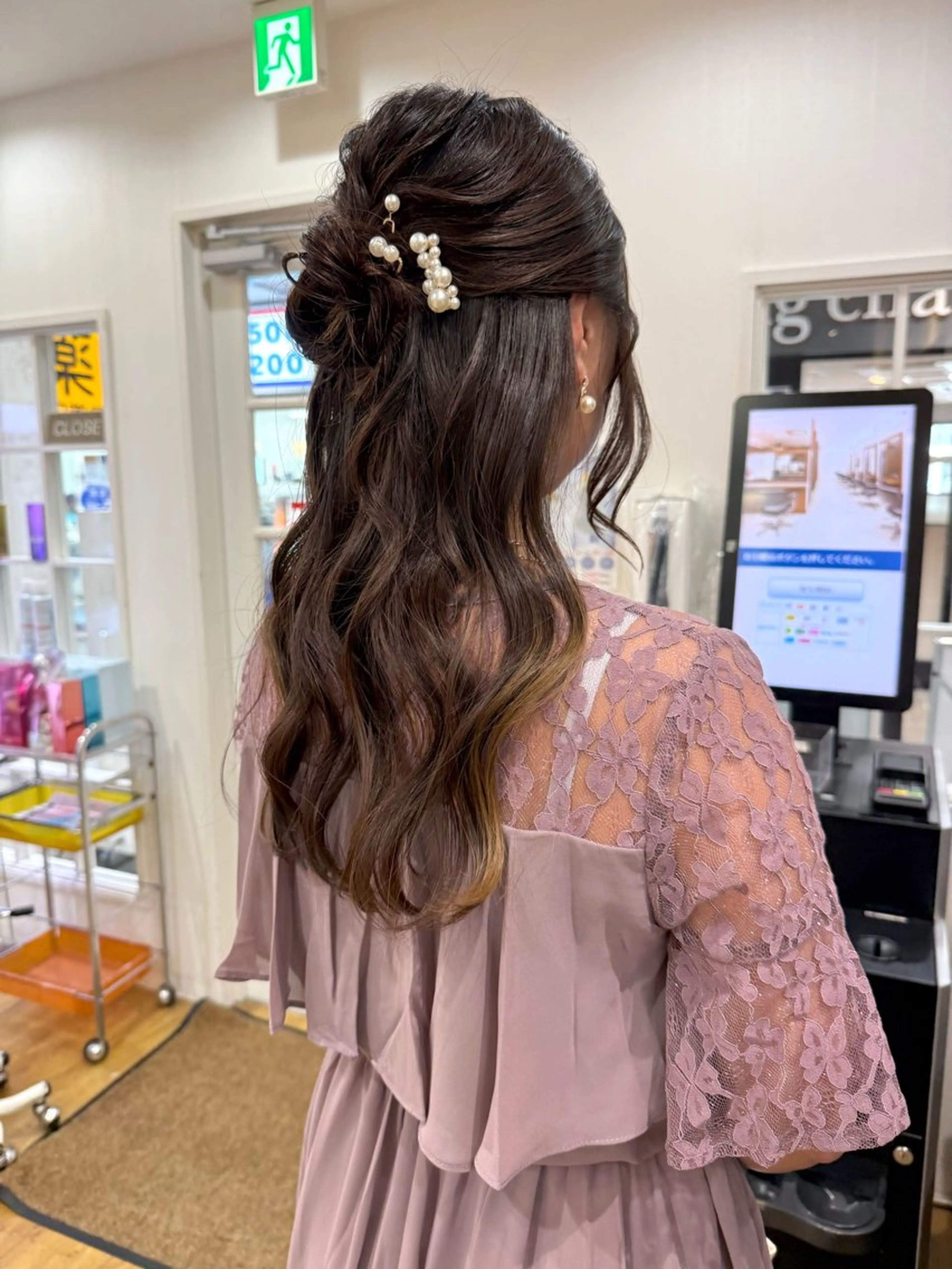 ヘアアレンジ ヘアセット 💖メンズカット モデル募集 晴香💖のヘアスタイル