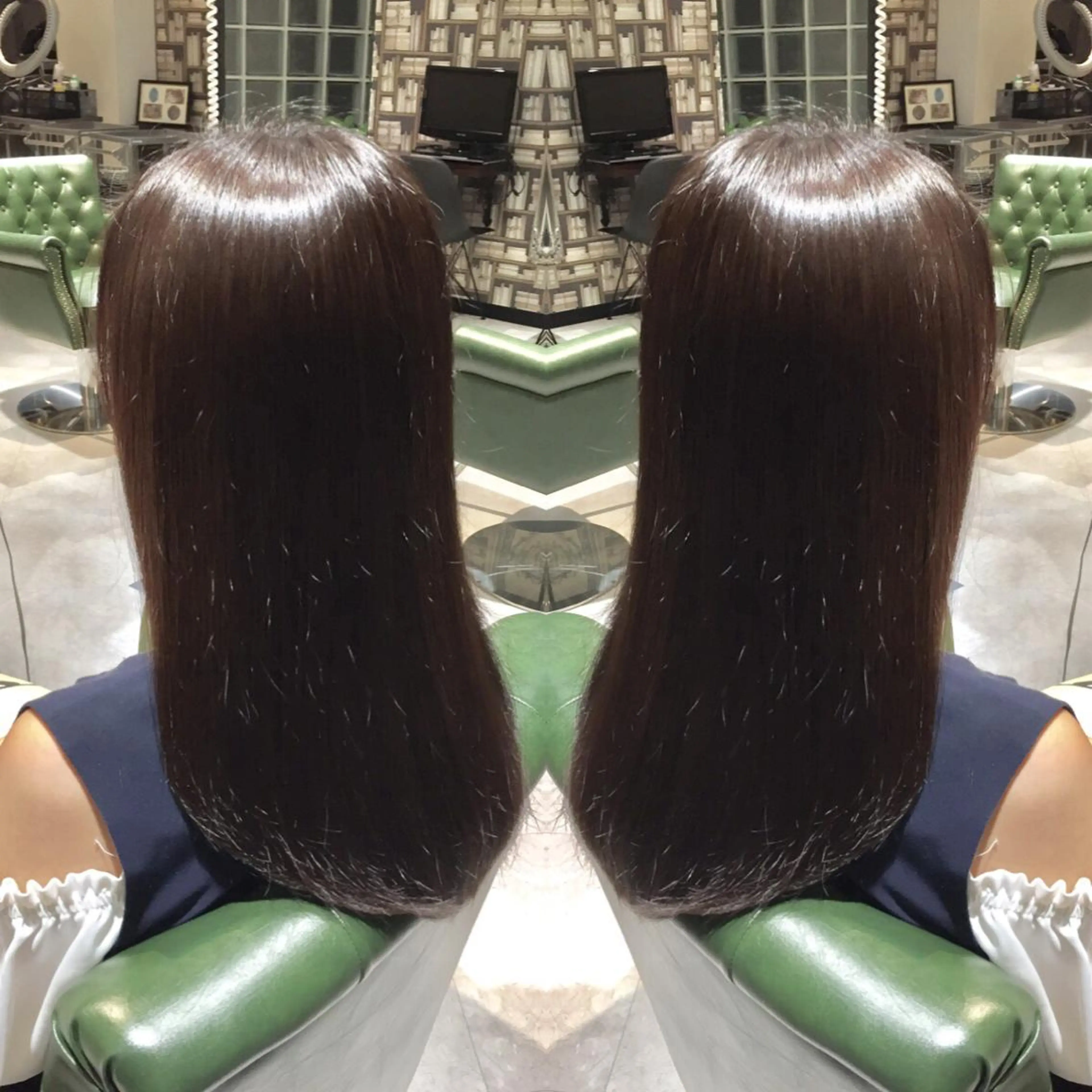 ロング カラー パーマ ヘアアレンジ tocca所属・毎月通える価格♪ 杉本真基のヘアスタイル