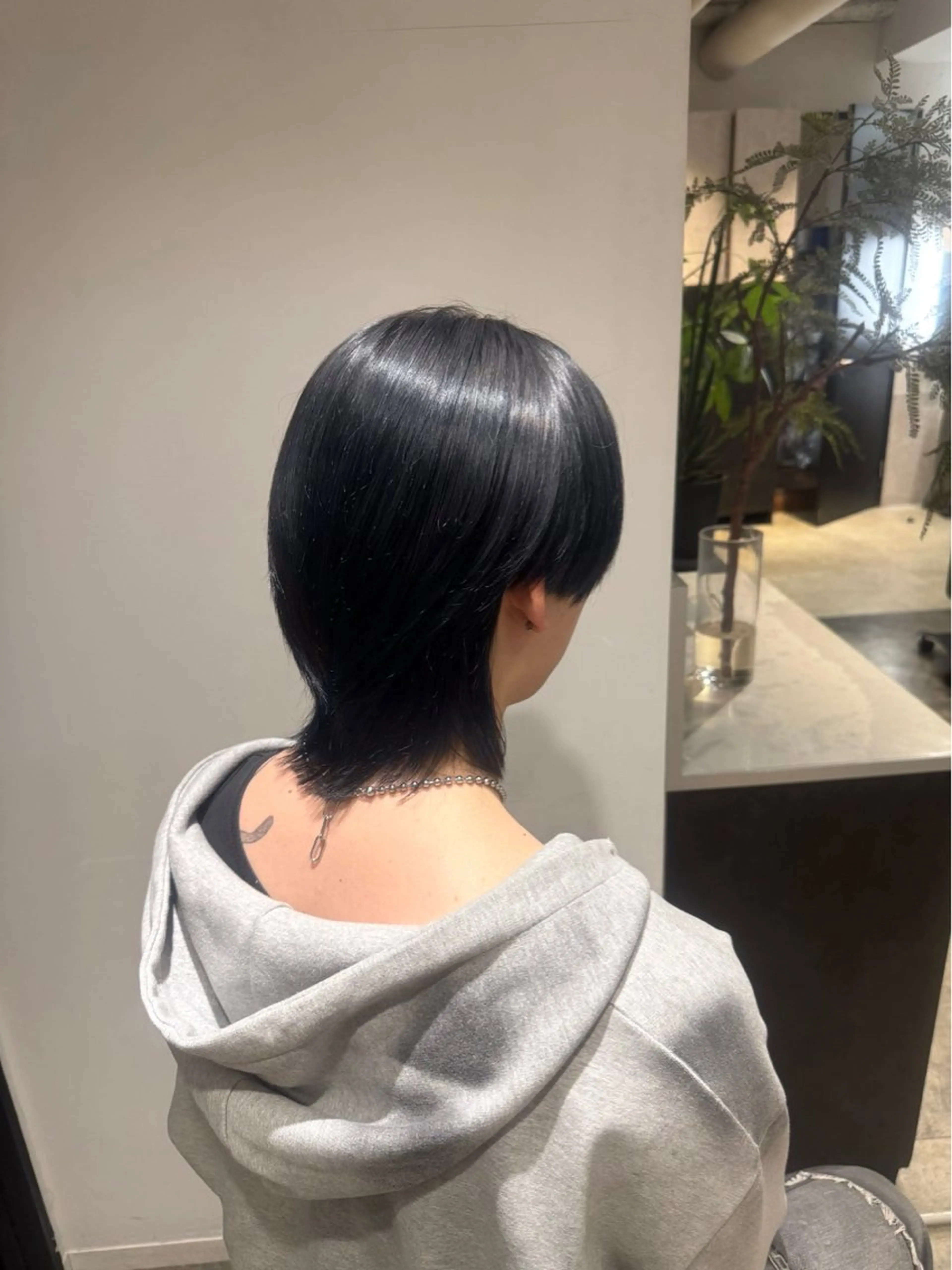 ショート カラー メンズ ヘアカラー トリートメント Lutia所属・mimi🩵ྀི 個性派カラー⑅ ⸝꙳のヘアスタイル