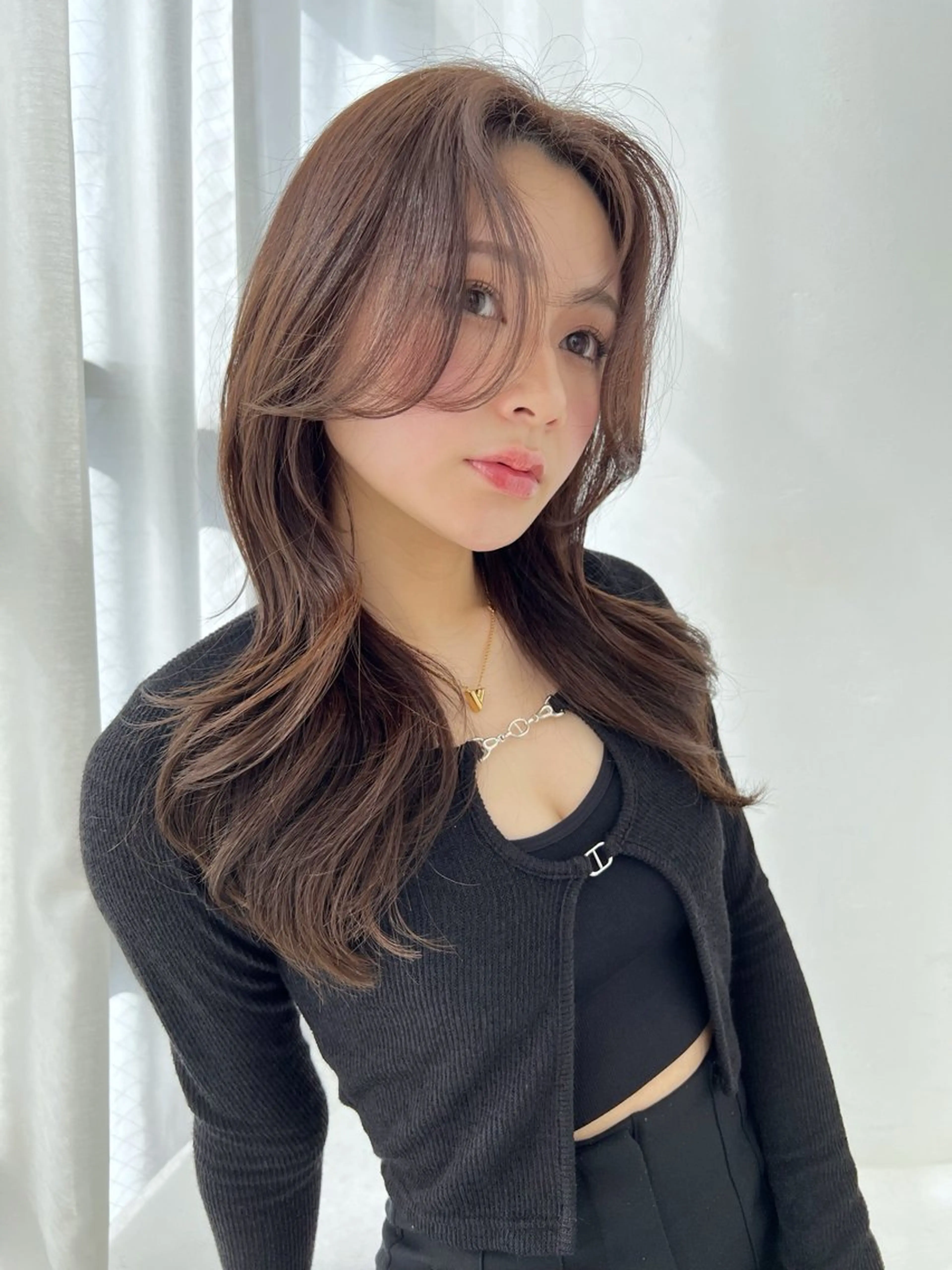 ロング カラー カット トリートメント 韓国ヘア×髪質改善 /yoshikaのヘアスタイル