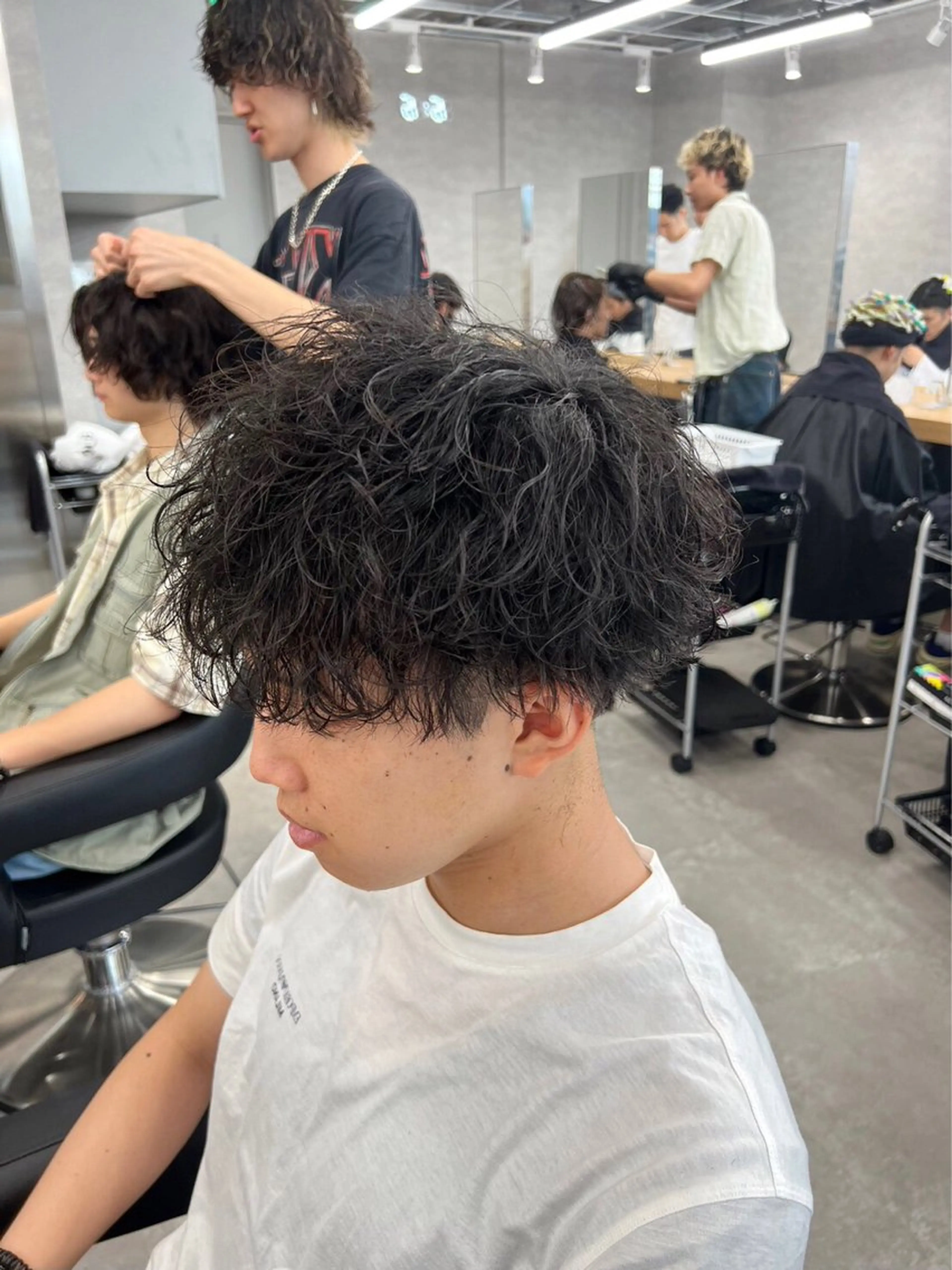 カラー パーマ ヘアアレンジ メンズ ✨【公式】渋谷メンズ サロン BLUCK✨のヘアスタイル