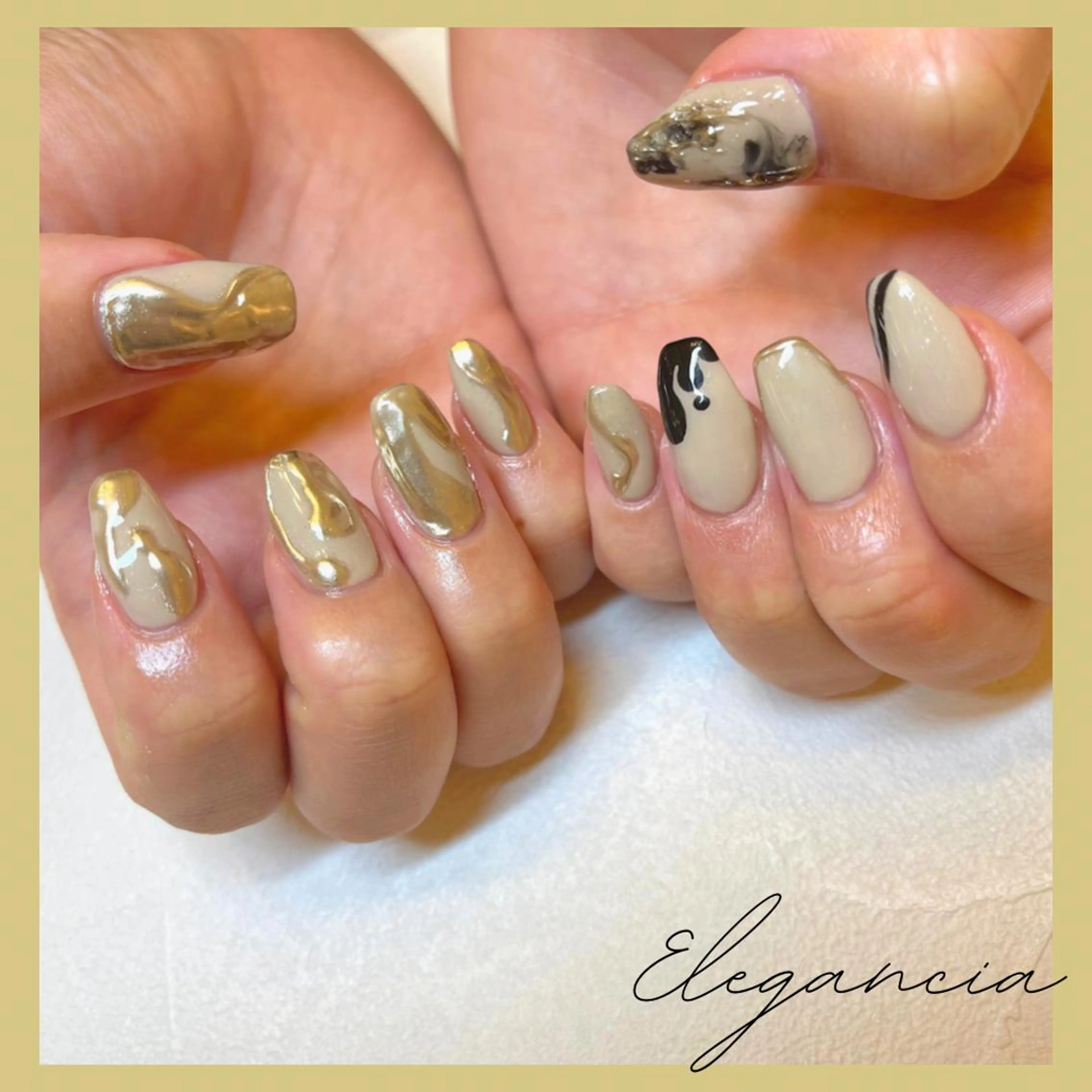 カラー ネイル ハンドネイル Elegancia. Hiromiのネイルデザイン