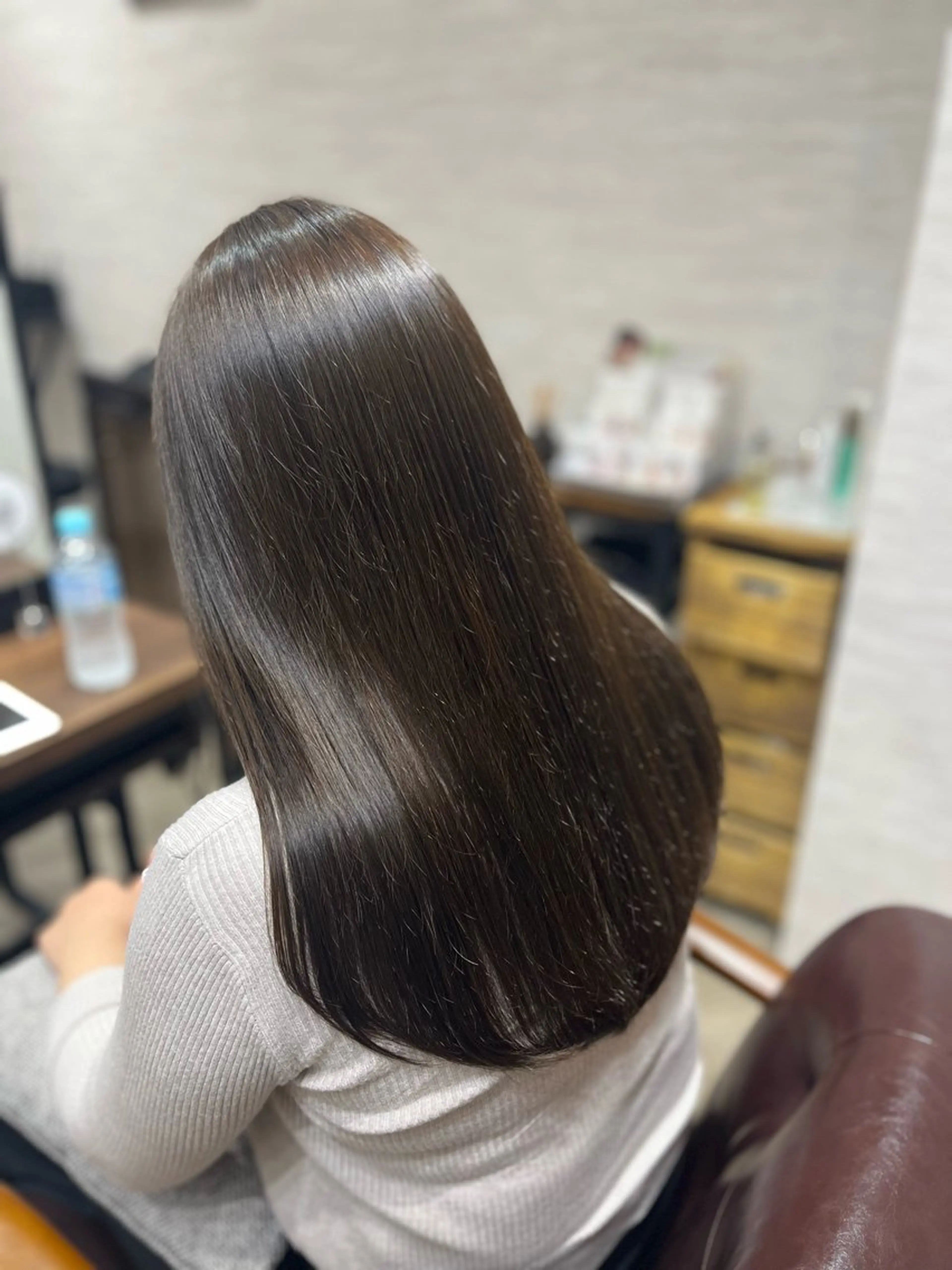 ロング カラー ベージュカラー カット ヘアカラー トリートメント 🫧ぷる艶カラー🫧 Yuubi🦩のヘアスタイル