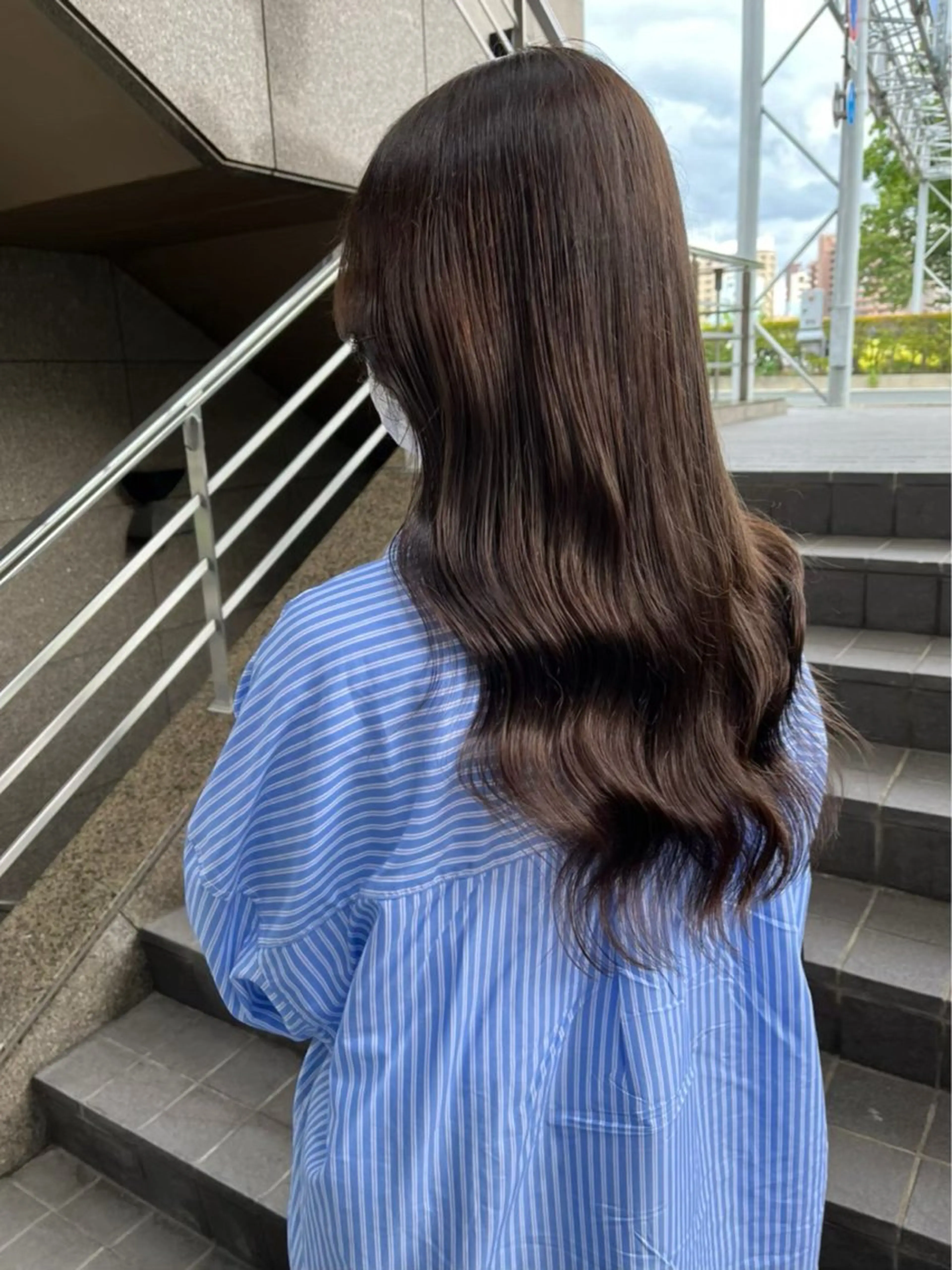 ロング カラー ヘアカラー トリートメント 〖clan〗 ෆ˚*Yᑌᑎᗩ໒꒱·のヘアスタイル