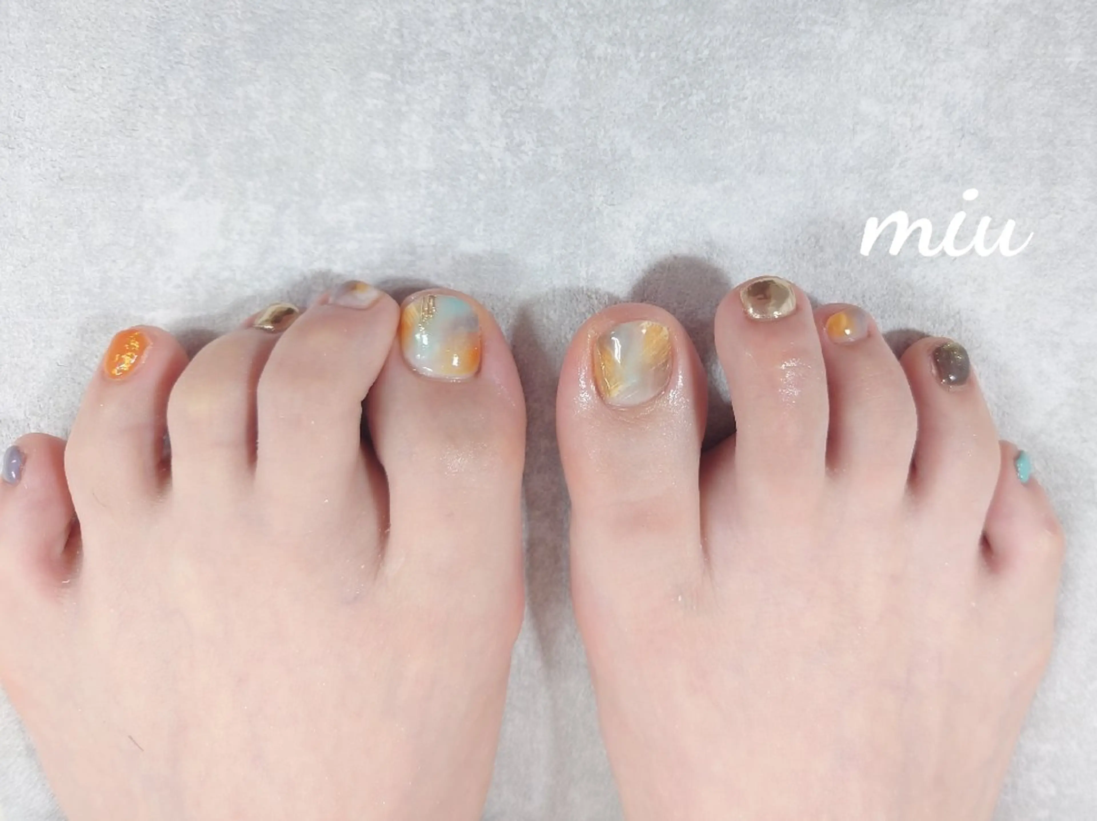 ネイル フットネイル miu nail亀戸 Momokaのネイルデザイン
