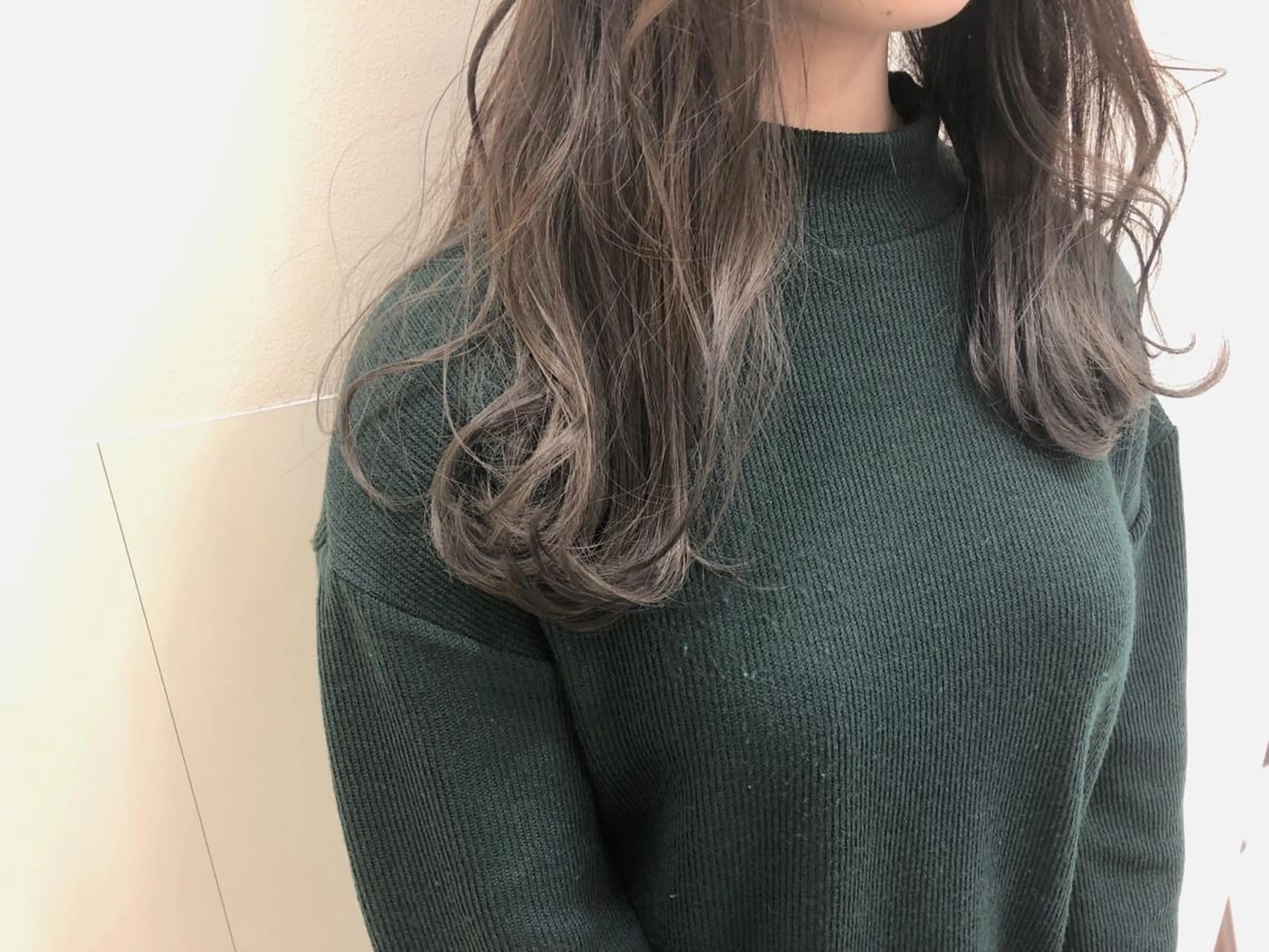 セミロング カラー グレージュ カラー職人/上川原 雄飛のヘアスタイル