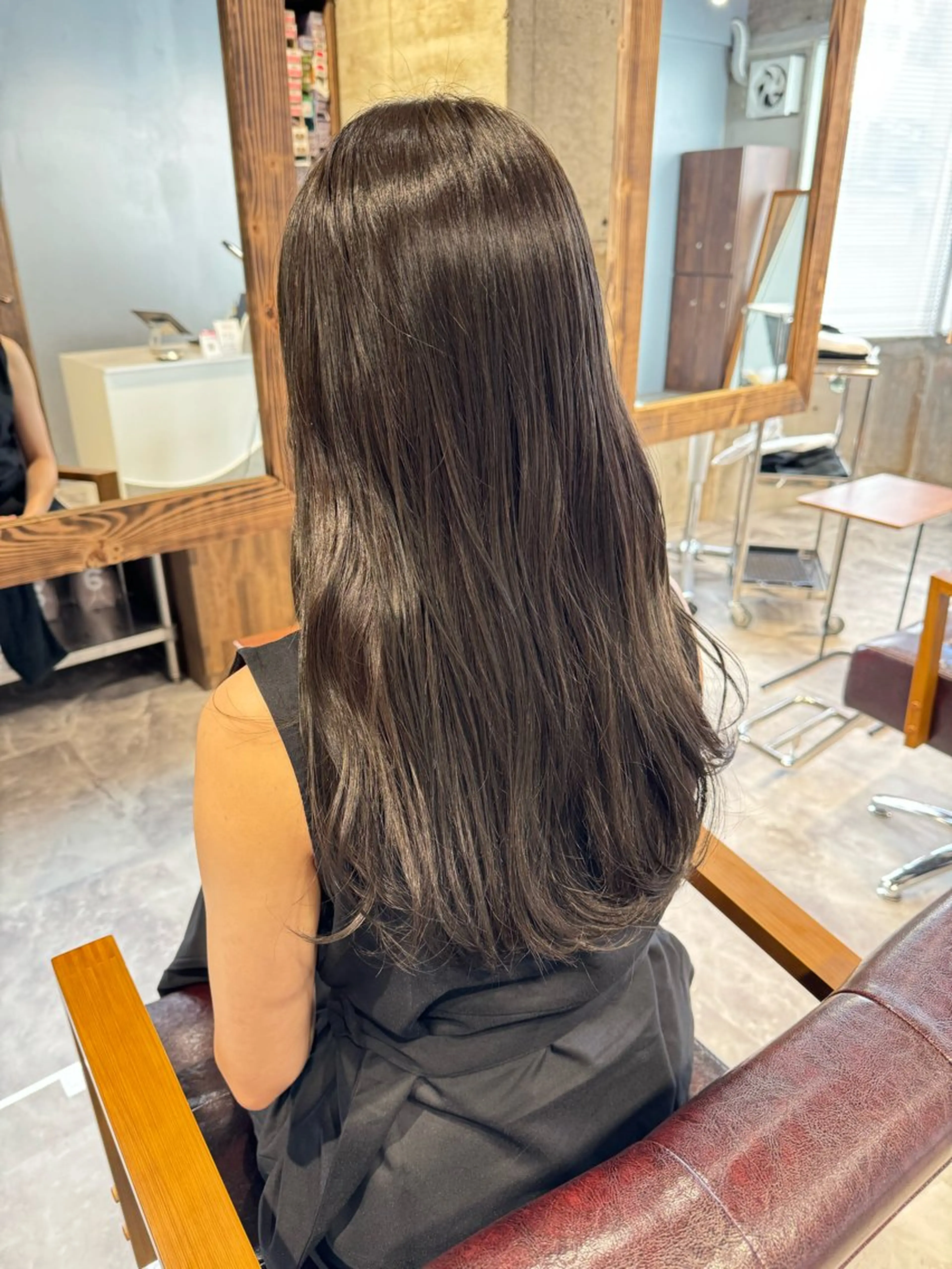 ロング カット ヘアカラー 画 kirikaのヘアスタイル