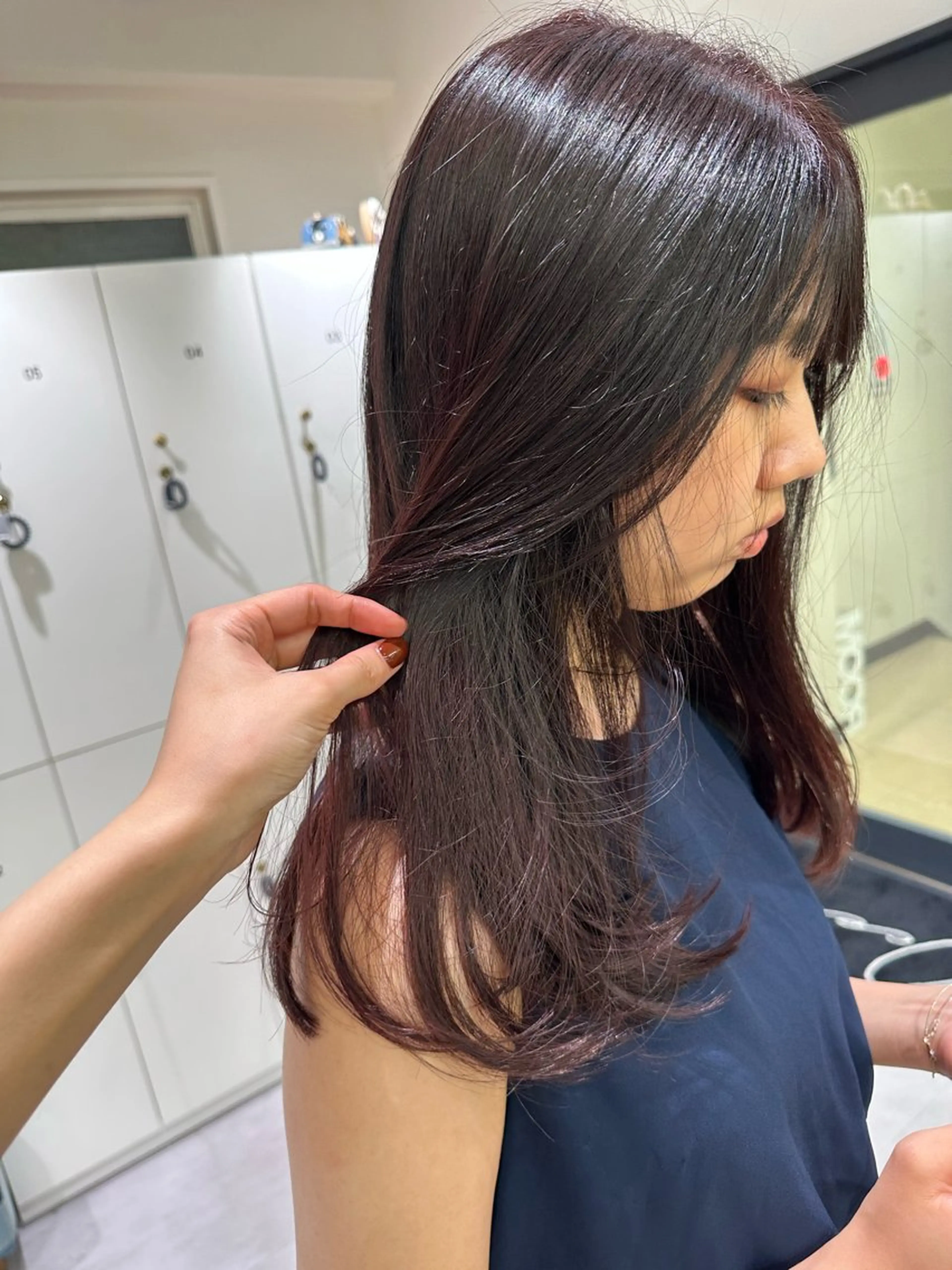 カラー 川上 彩夏のヘアスタイル