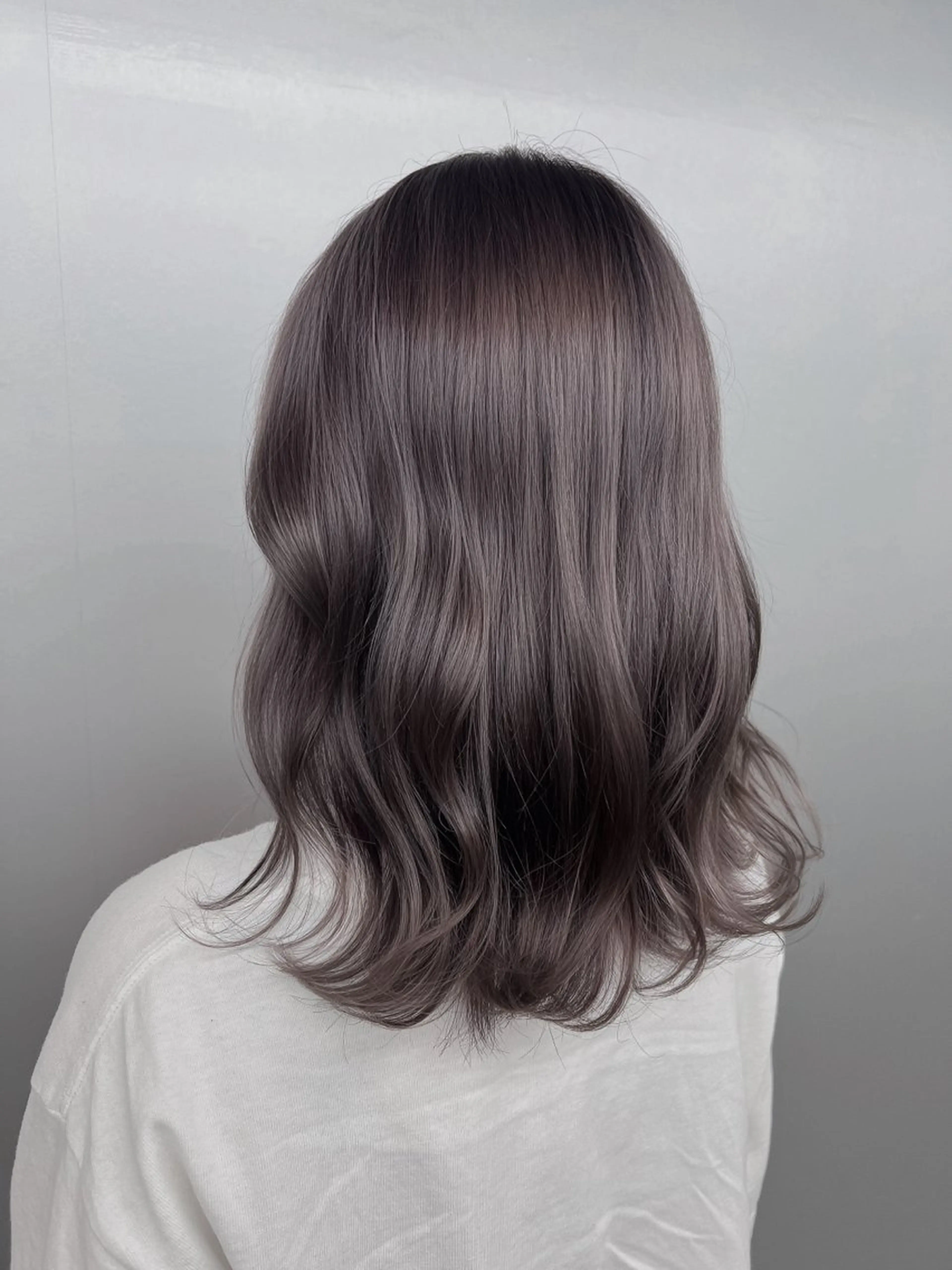 カラー ヘアカラー トリートメント 透明感/グレージュ/ ベージュ/るな🪽のヘアスタイル