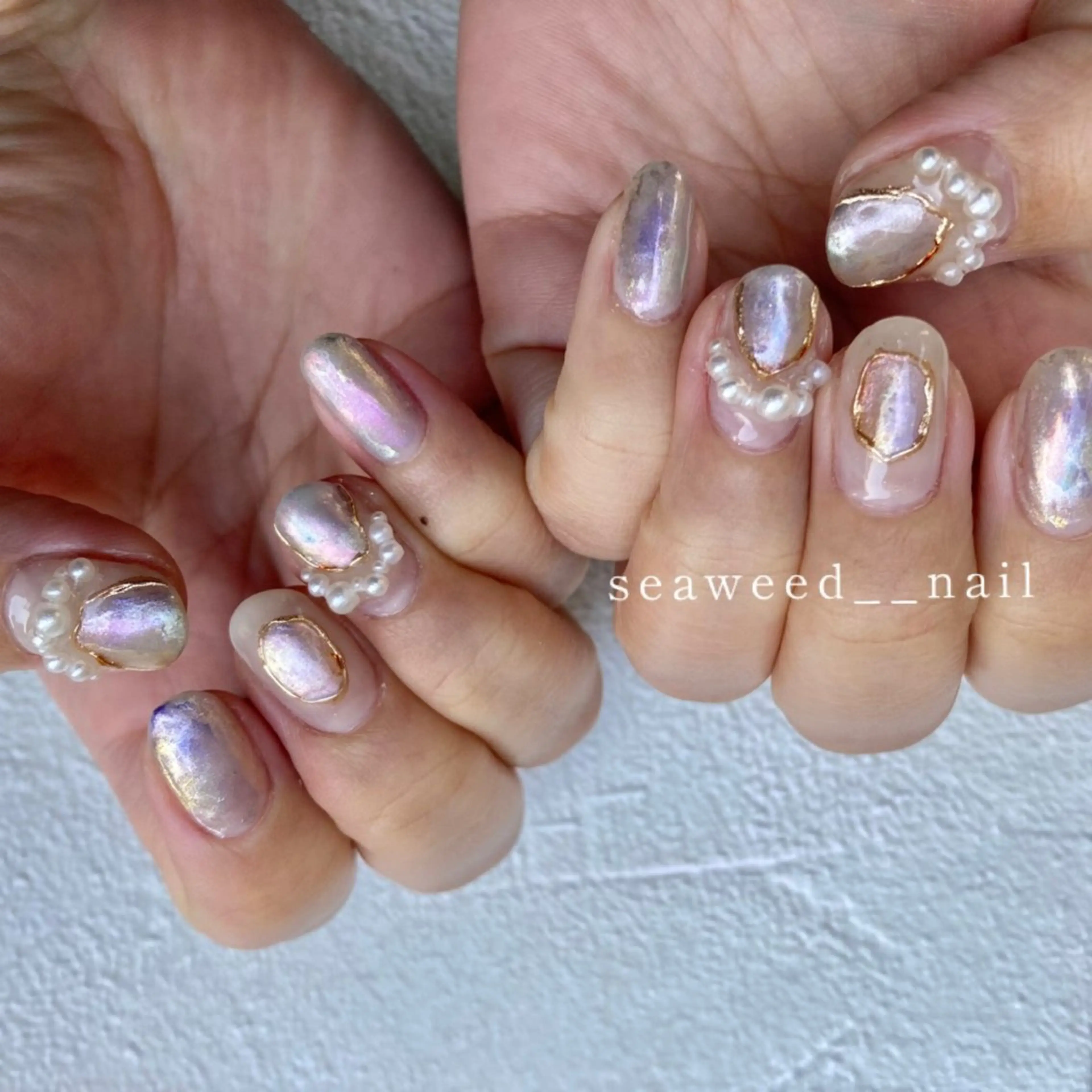 ネイル ハンドネイル seaweed nailのネイルデザイン