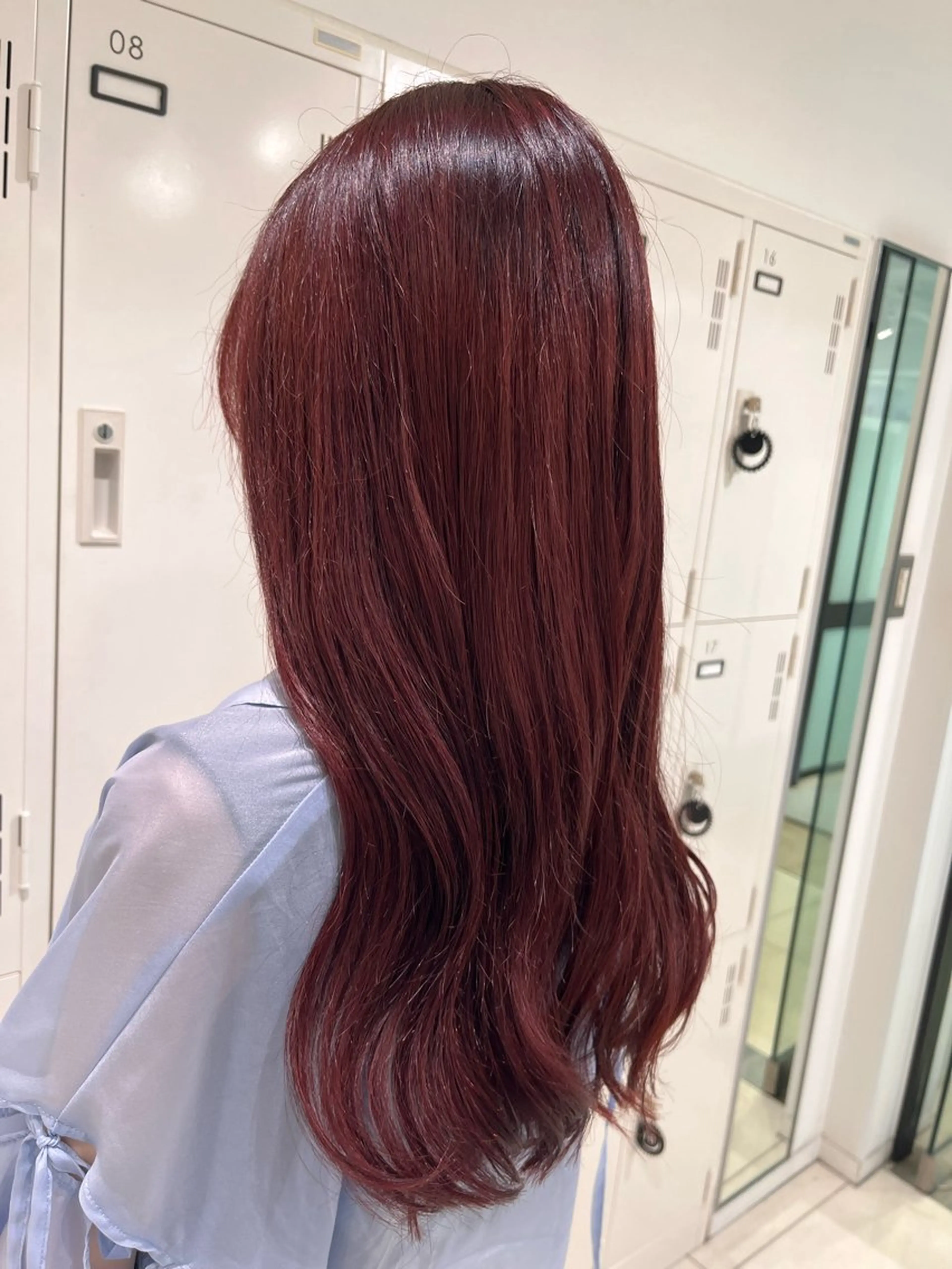 ロング カラー ブリーチ ケアブリーチ ラベンダーカラー ピンクカラー ピンクラベンダー カット ヘアカラー トリートメント メンズ縮毛矯正🦊ハ イトーン　RYOKAのヘアスタイル