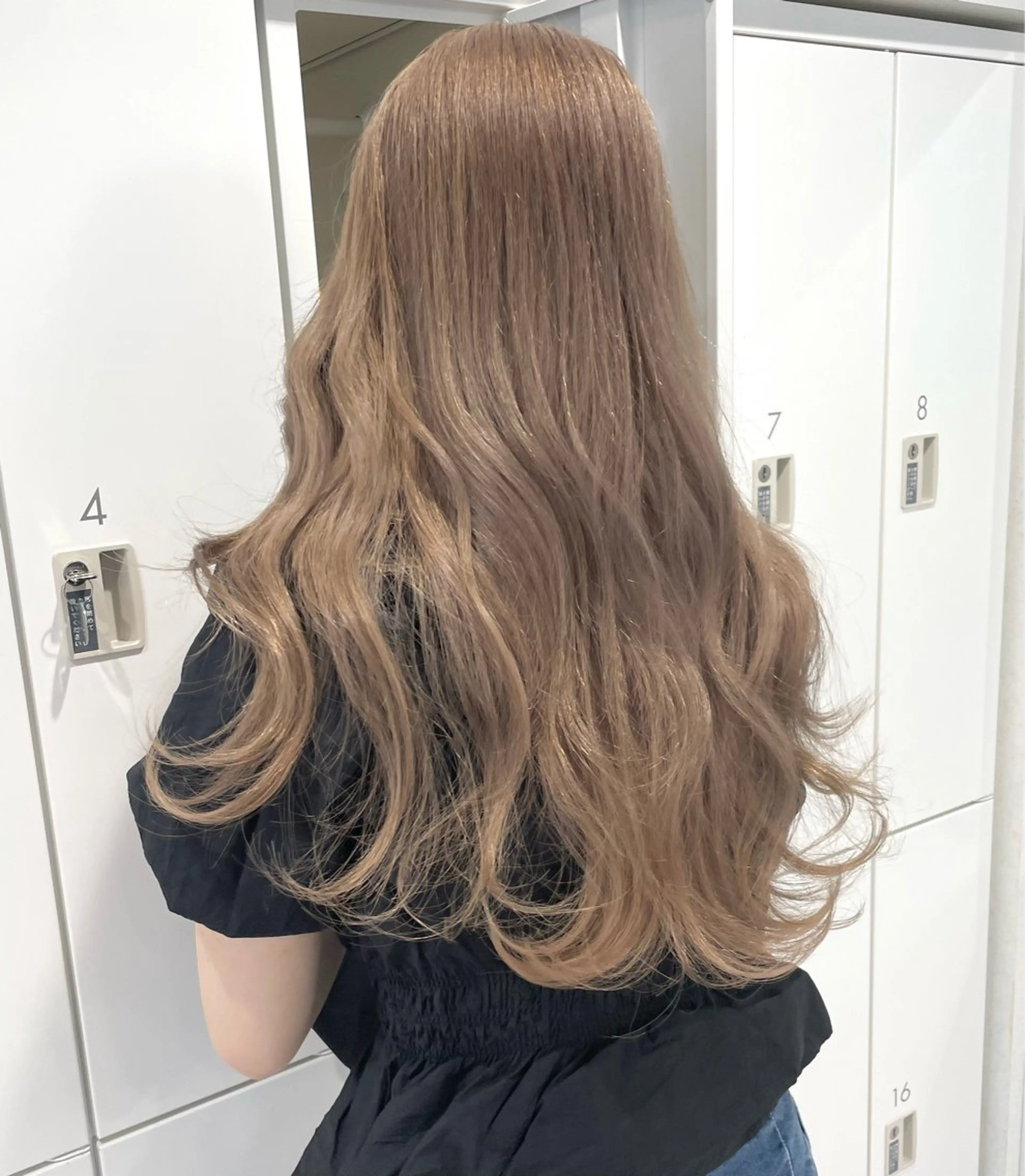 ロング カラー カット ヘアカラー トリートメント 韓国レイヤー/新宿/ 髪質改善/岡崎のヘアスタイル
