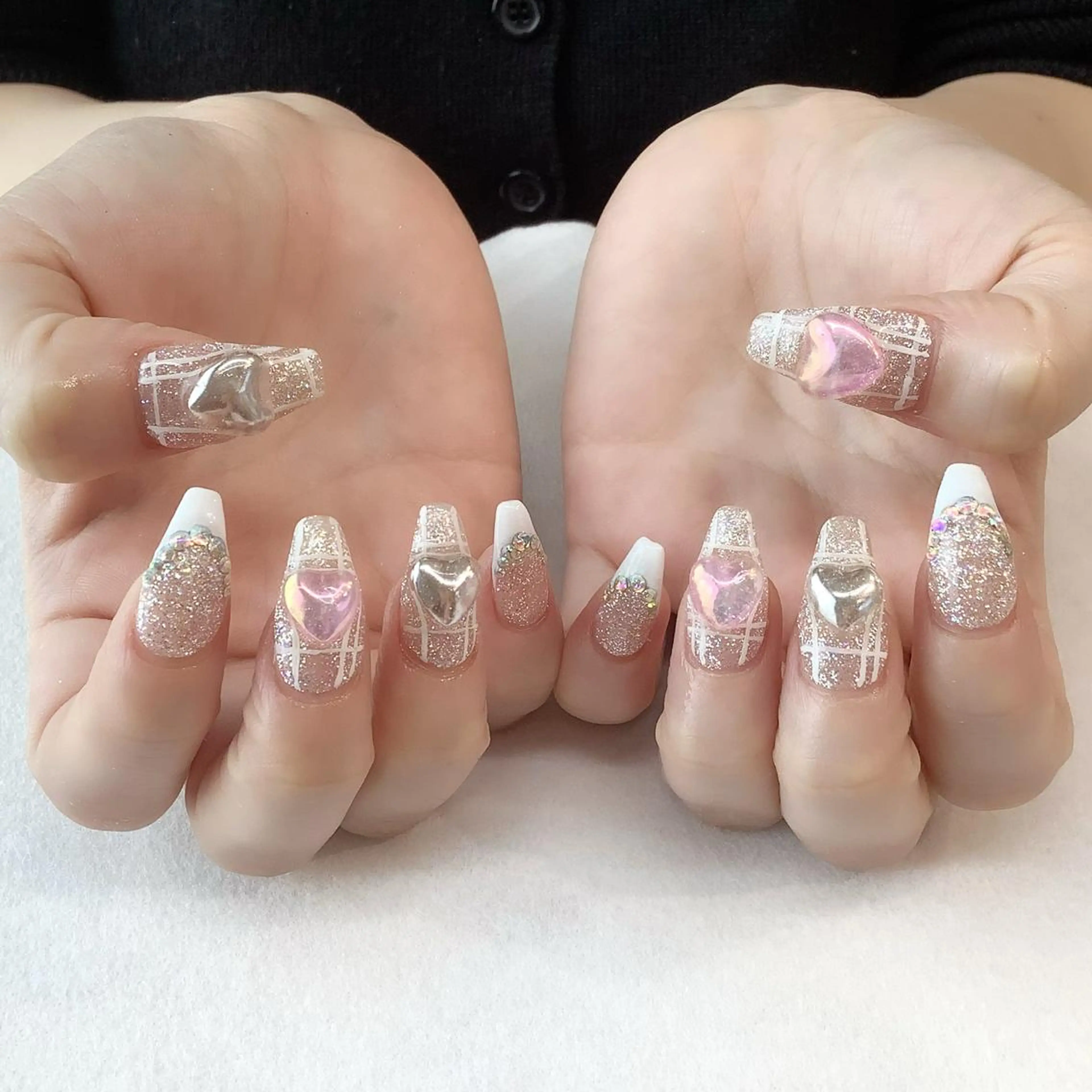 ネイル ハンドネイル 💎🐰 saki. m 🐰💎のネイルデザイン