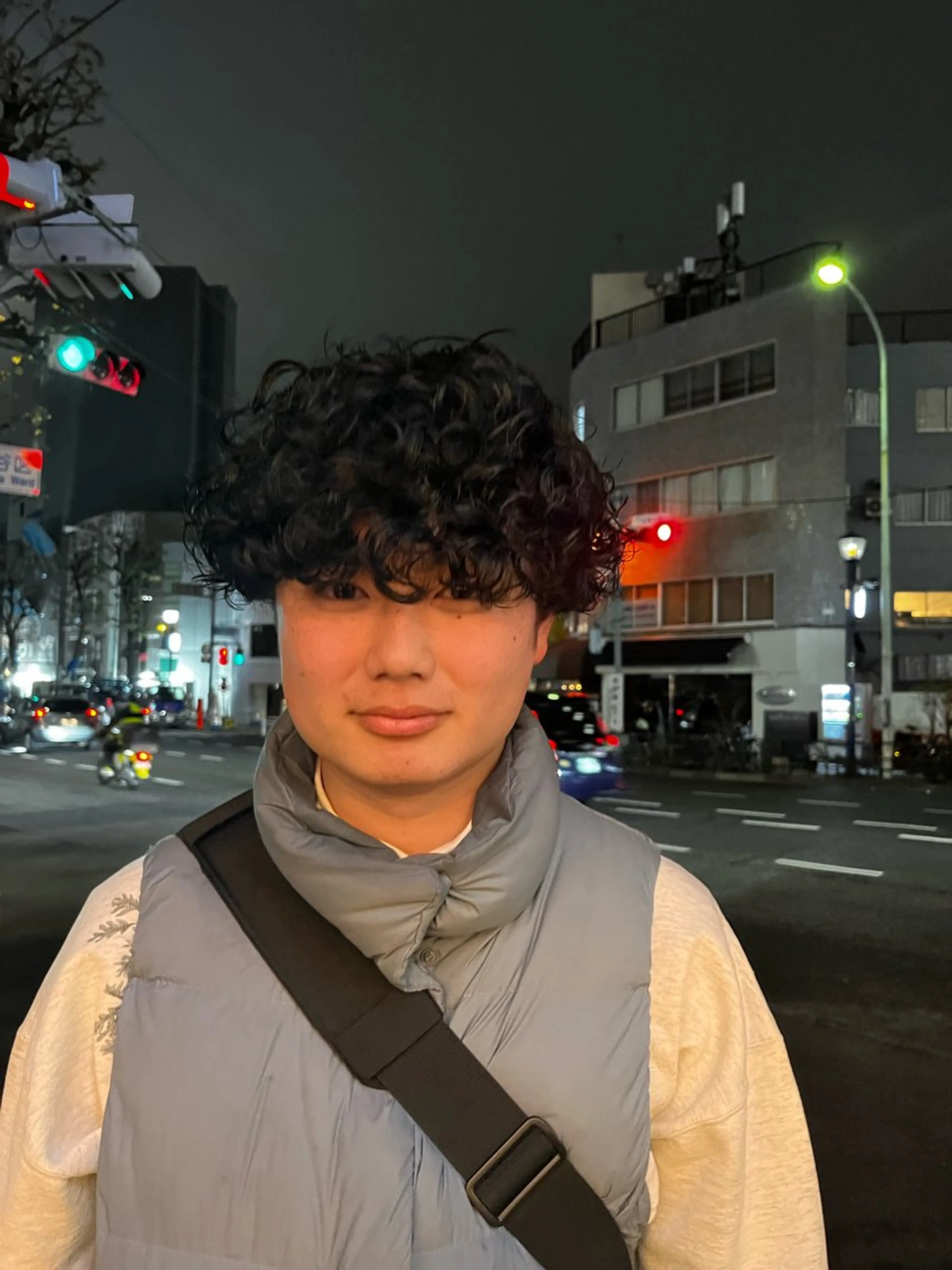パーマ ヘアアレンジ メンズ メンズパーマ カット パーマ トリートメント jr stylist えのもとりき🐢のヘアスタイル