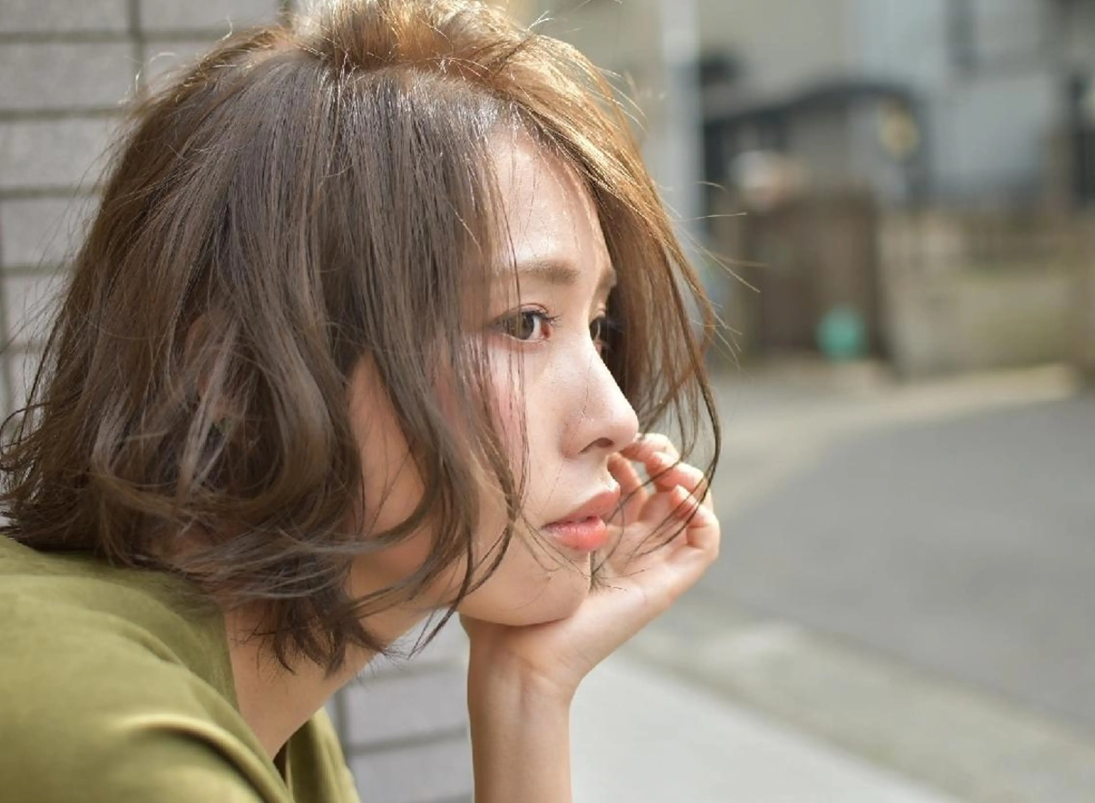 ミディアム カラー 北川 裕暁のヘアスタイル