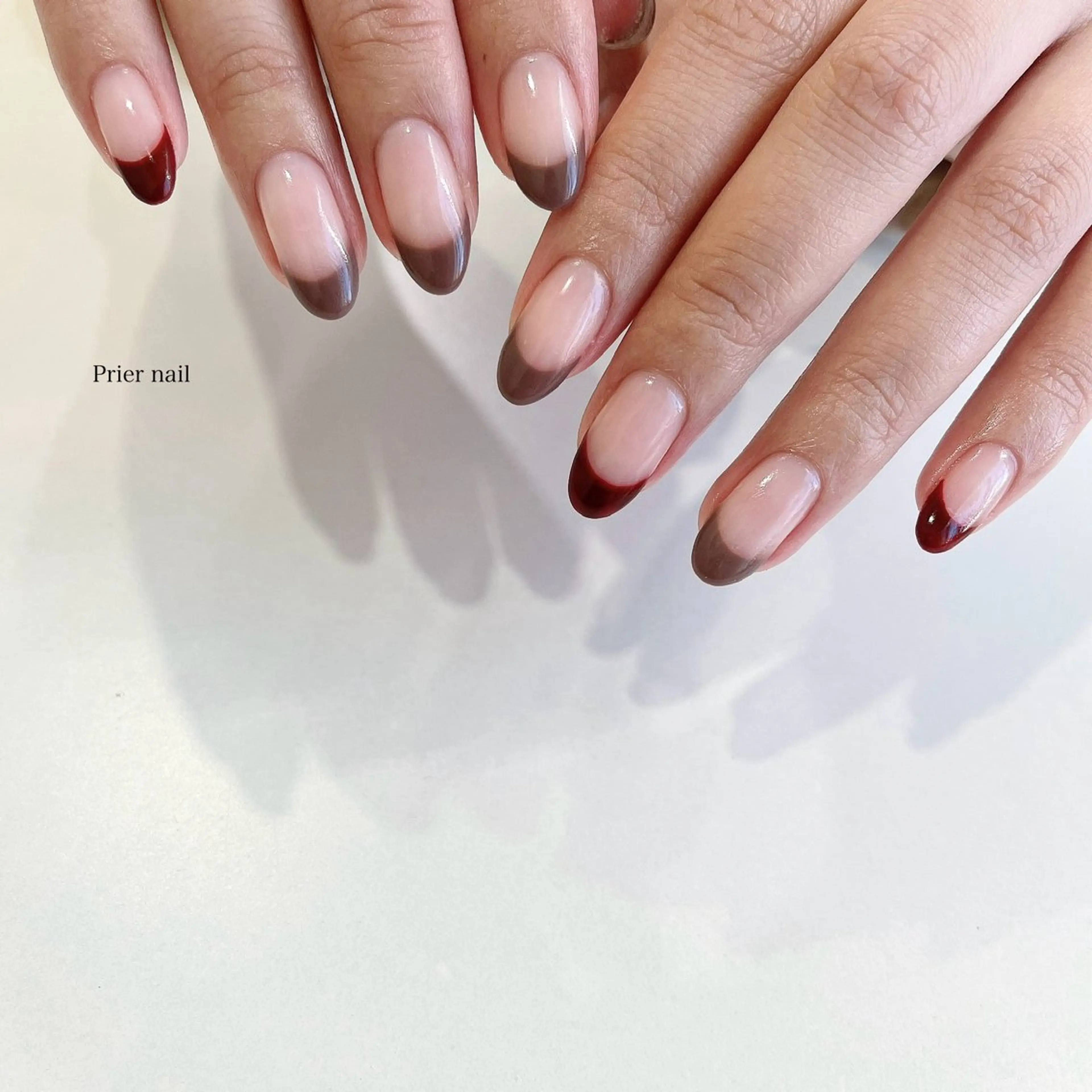 ネイル フレンチネイル シンプルネイル Prier×Kew hair所属・Prier nailのネイルデザイン